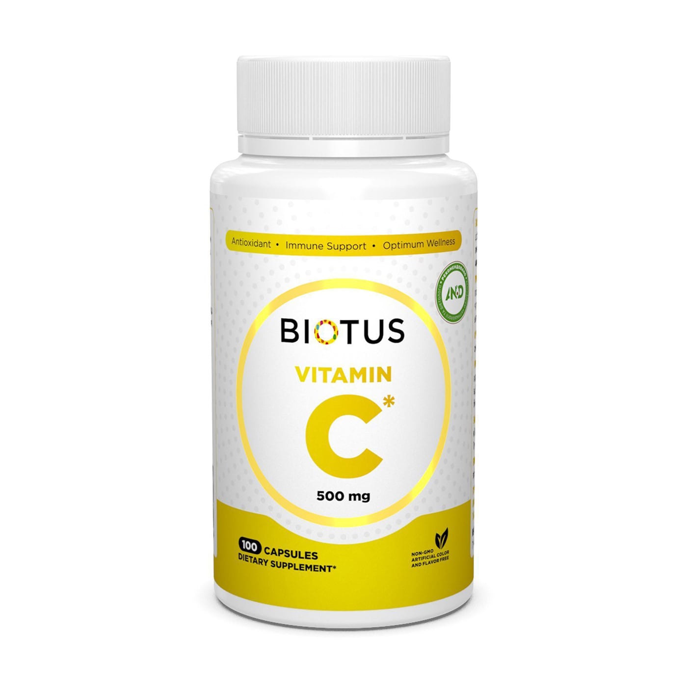 

Вітамін С Biotus Vitamin C, 500 мг, 100 капсул