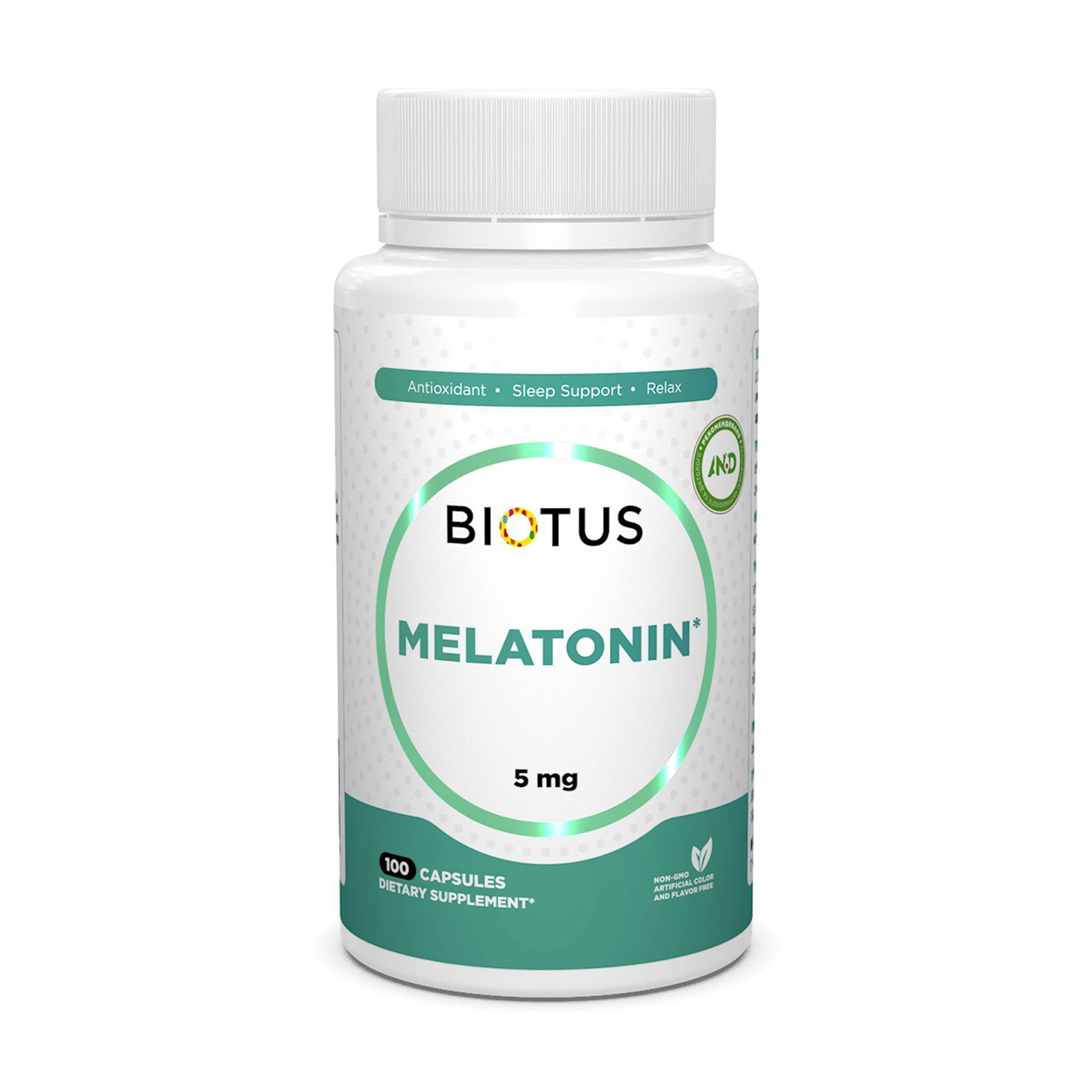 

Мелатонін Biotus Melatonin, 5 мг, 100 капсул