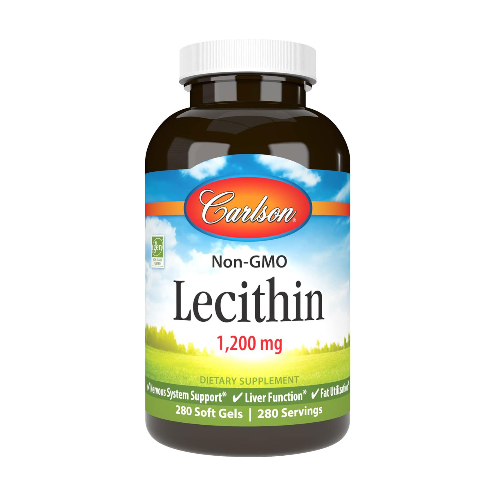 

Лецитин Carlson Labs Lecithin, 1200 мг, 280 капсул