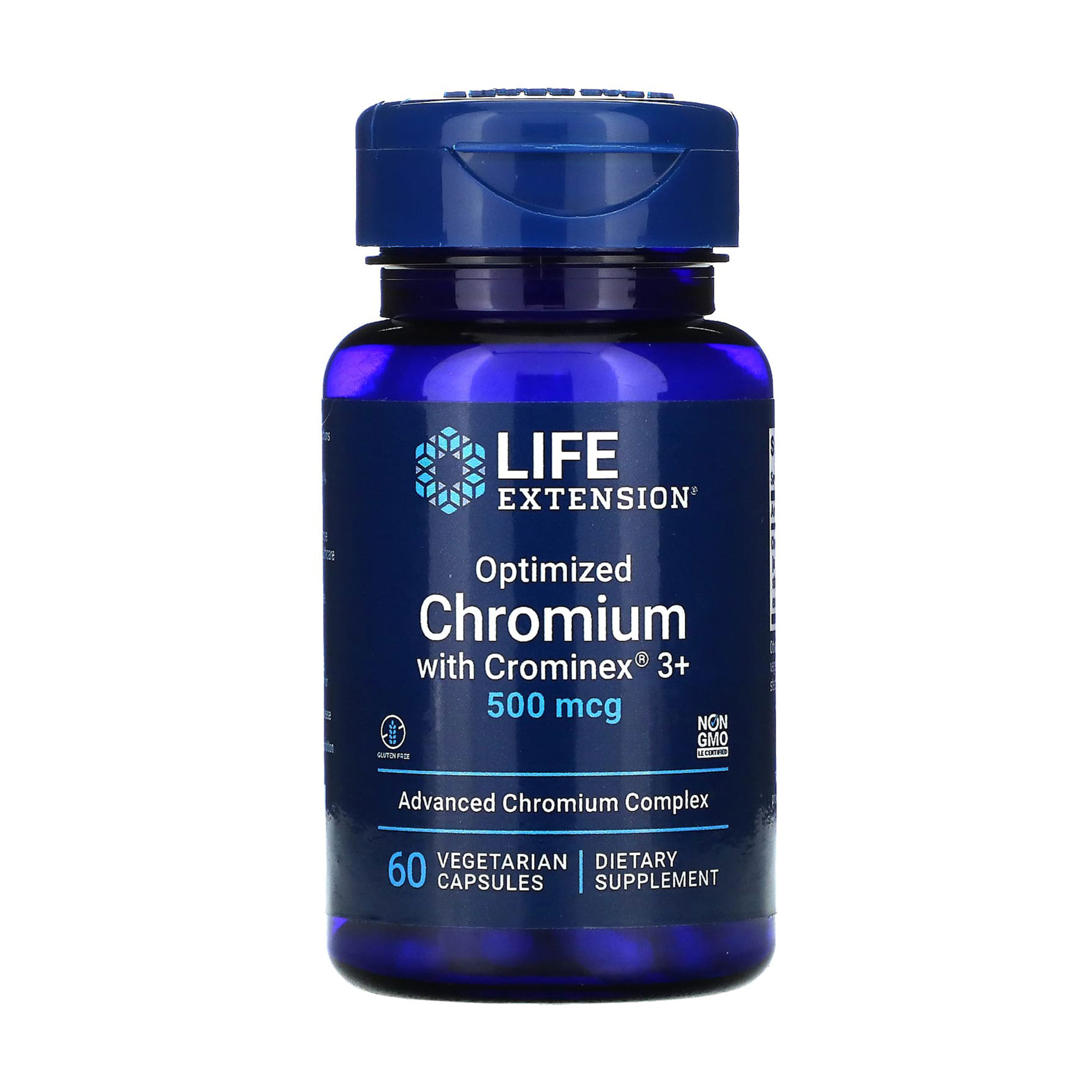 

Хром Life Extension Optimized Chromium 500 мкг, 60 вегетаріанських капсул