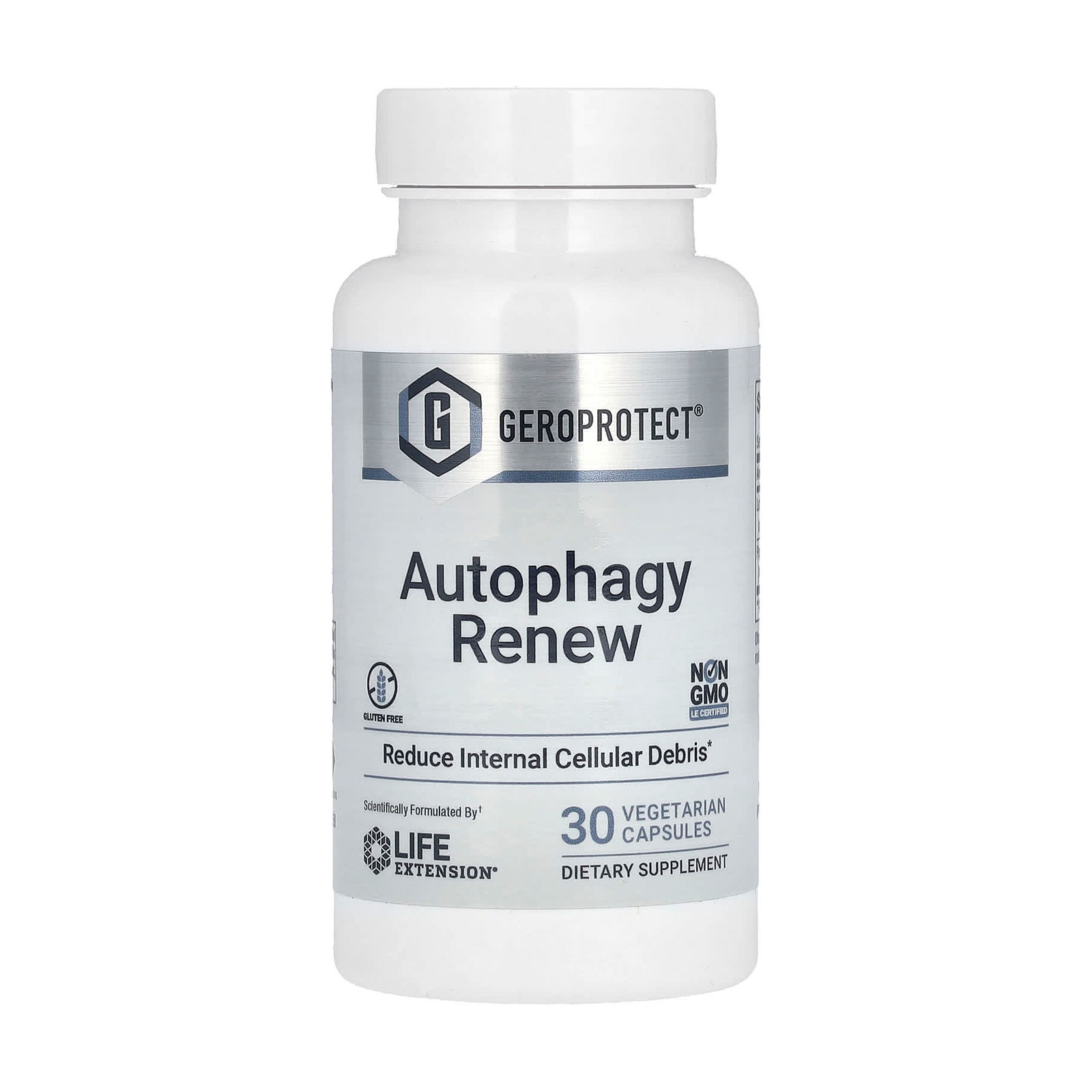 

Уцінка! Комплекс формула довголіття Life Extension GeroProtect Autophagy Renew Відновлення аутофагії, 30 вегетаріанських капсул