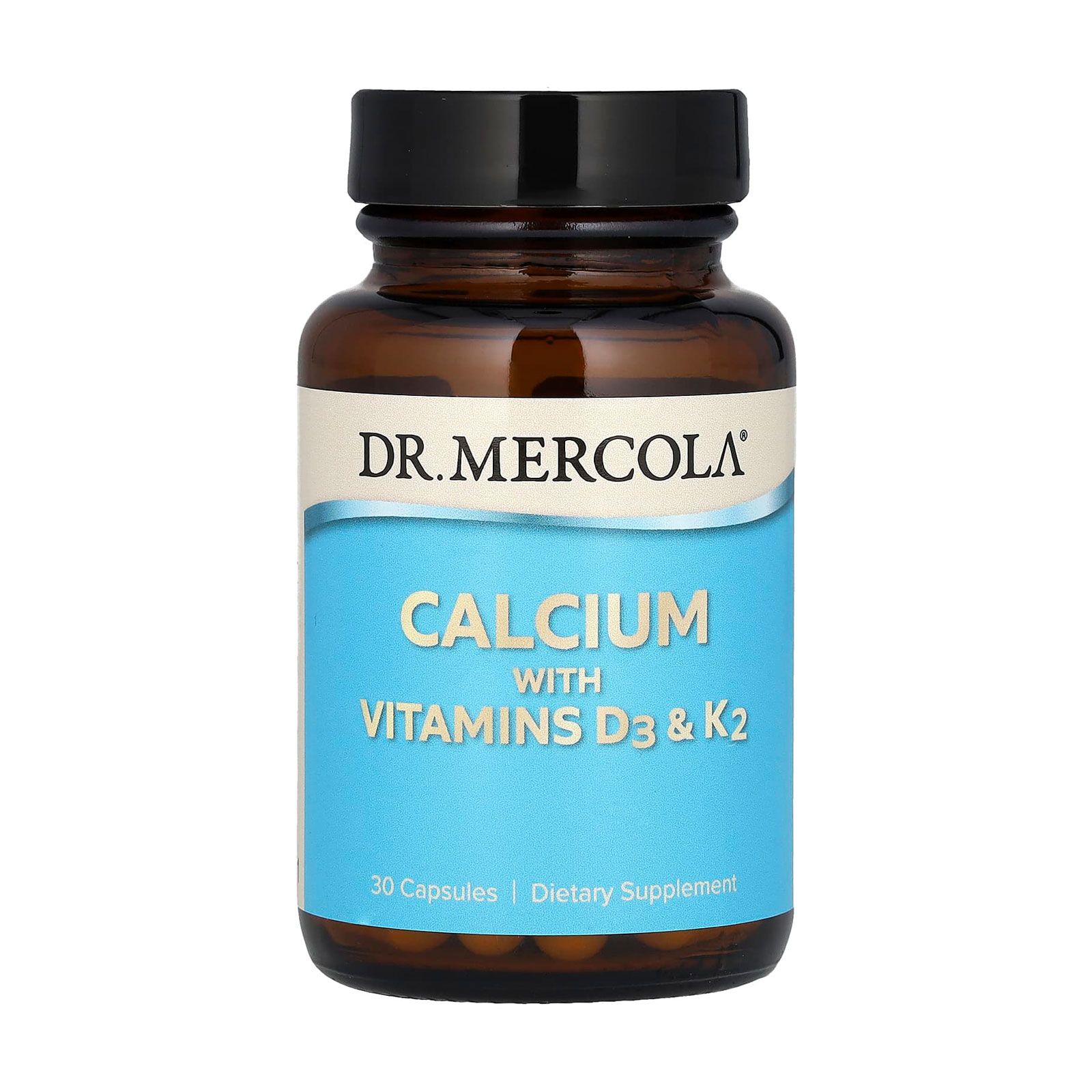

Кальцій з вітамінами D3 та К2 Dr. Mercola Calcium with Vitamins D3 & K2, 30 капсул