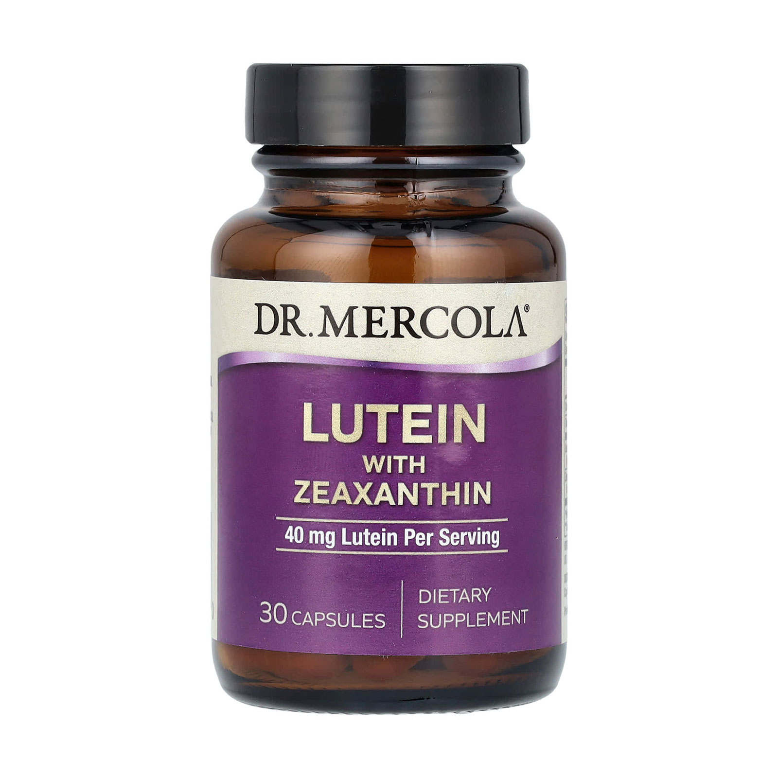 

Лютеїн із зеаксантином Dr. Mercola Lutein with Zeaxanthin 40 мг, 30 капсул