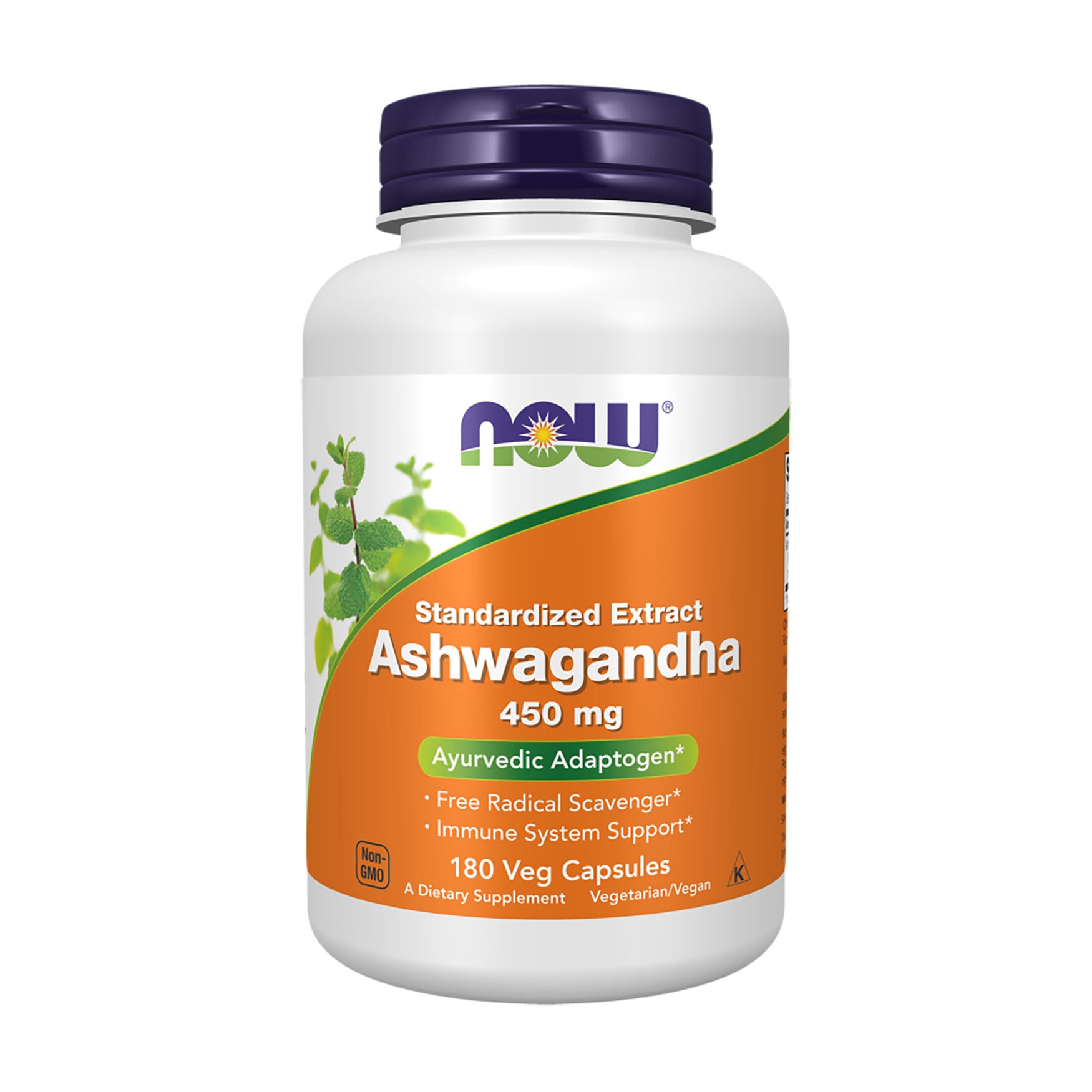 

Ашваганда NOW foods Ashwagandha 450 мг, 180 вегетаріанських капсул