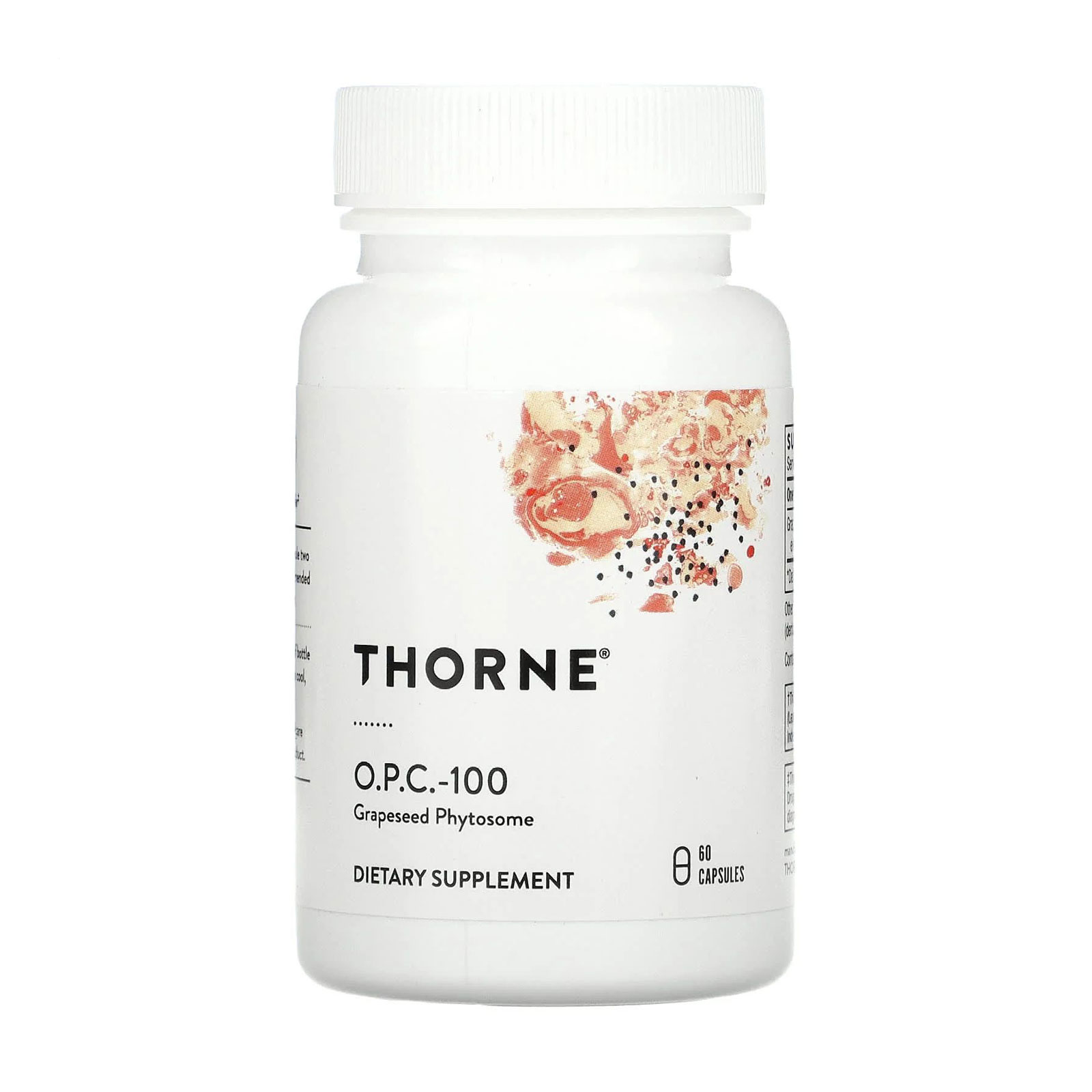 

Екстракт виноградних кісточок Thorne Research O.P.C.-100, 60 капсул