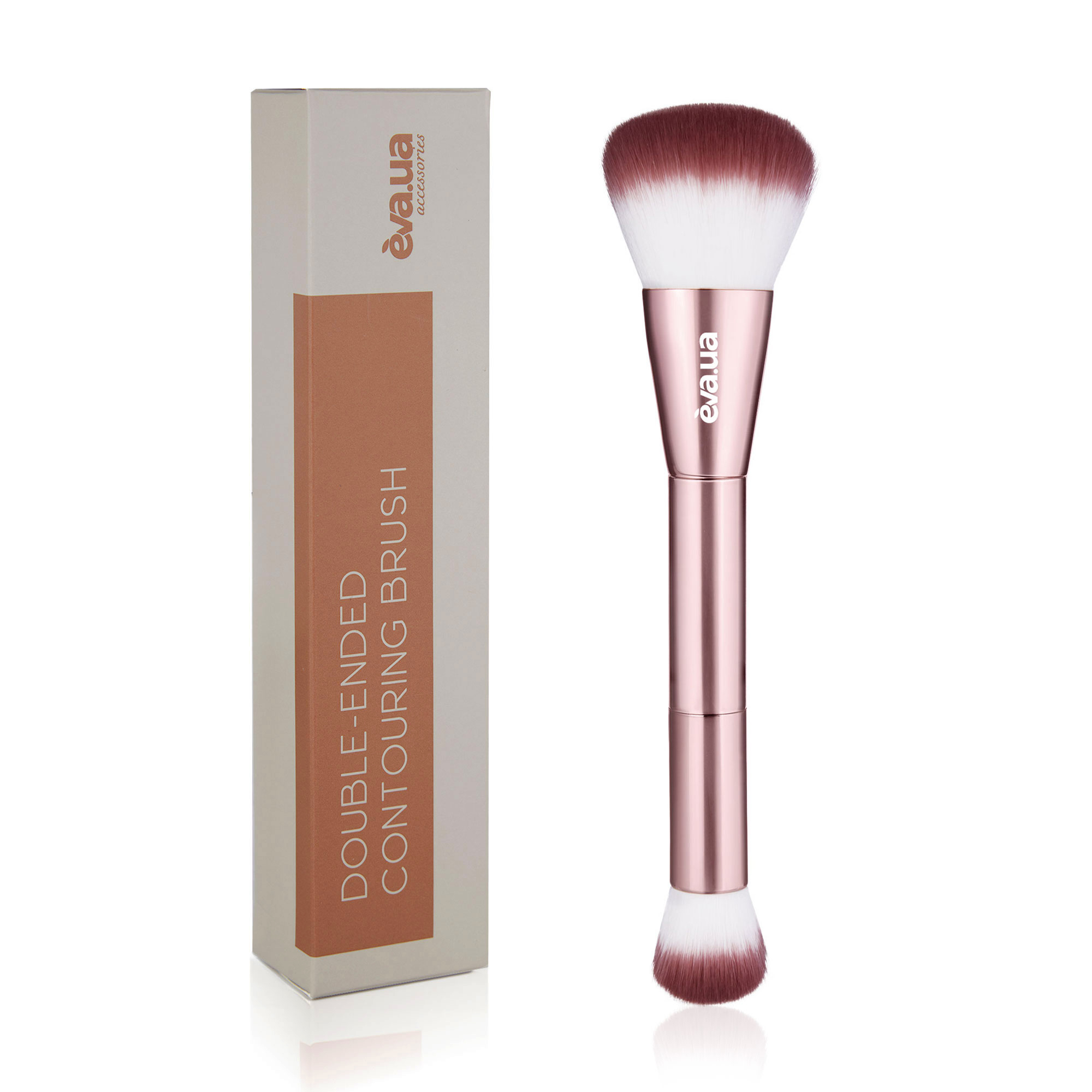 

Уцінка! Пензель для пудри та консилеру EVA.UA двосторонній, 1 шт