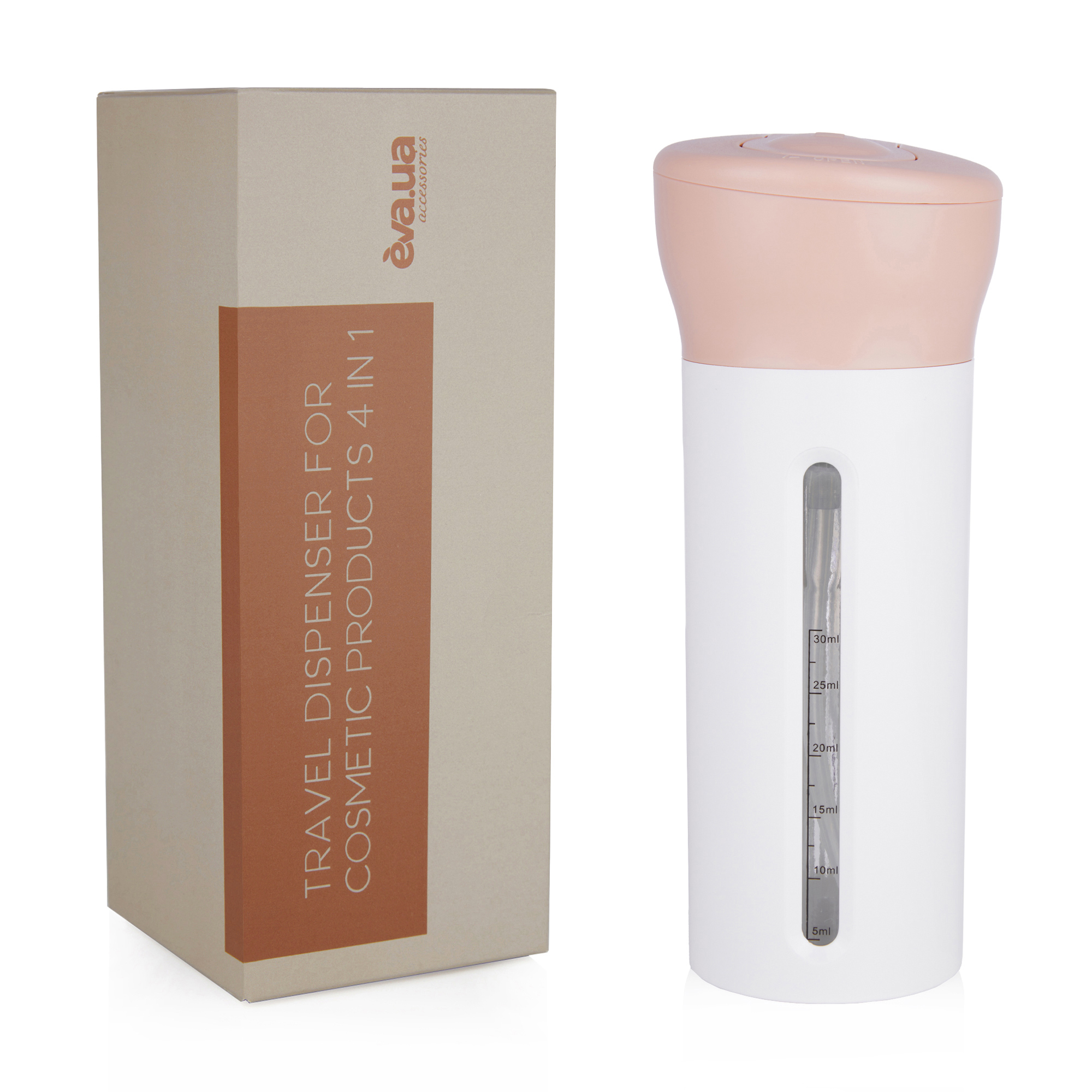 

Уцінка! Диспенсер для косметичних засобів 4 в 1 EVA.UA