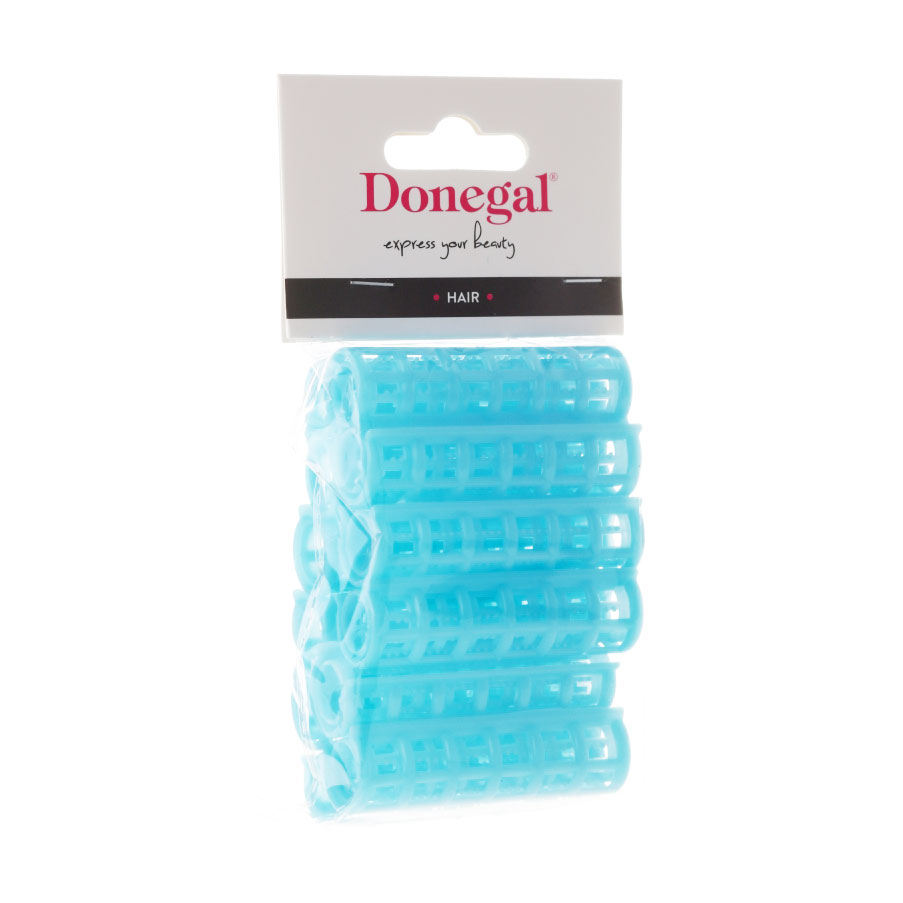 

Набір бігуді для волосся Donegal блакитні, діаметр 1 см, 12 шт (9219)