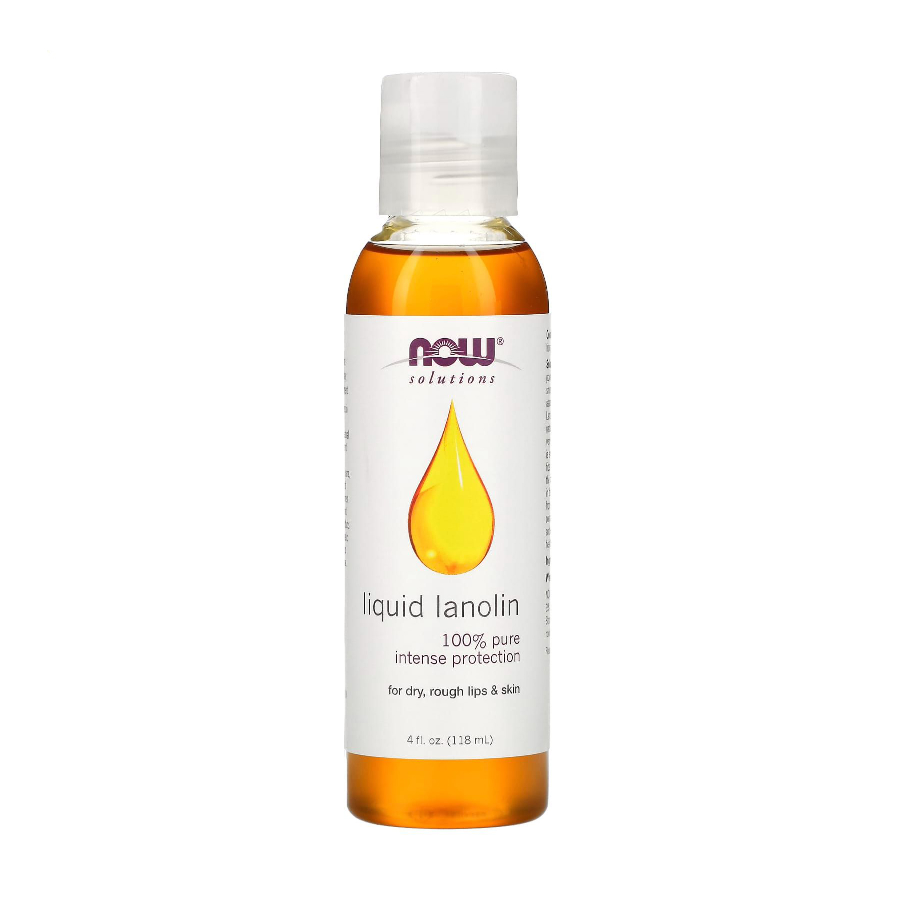 

Рідкий ланолін для тіла NOW foods Solutions Liquid Lanolin, 118 мл