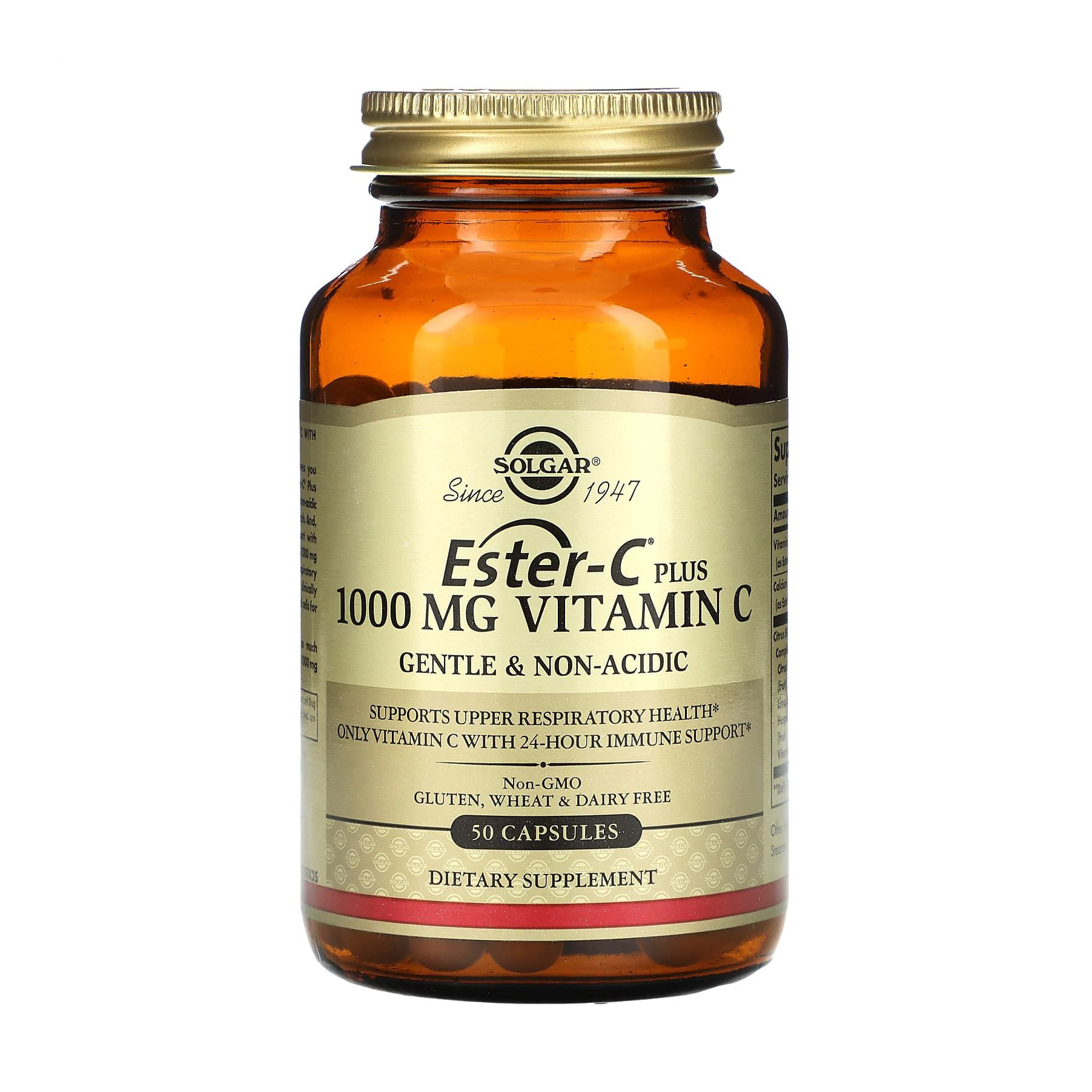 

Вітамін С Solgar Ester-C Plus Vitamin C, 1000 мг, 50 капсул