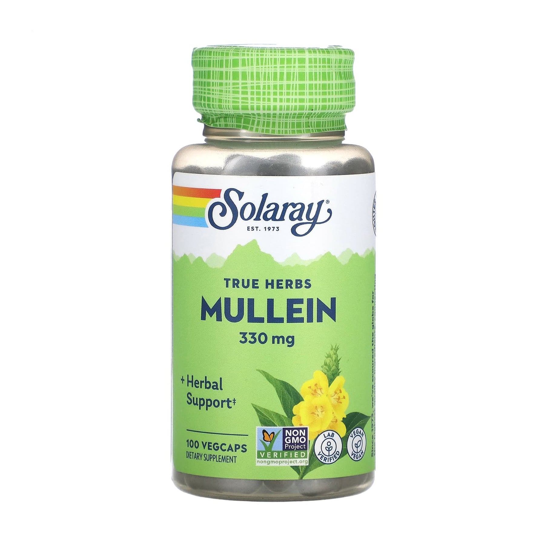 

Коров'як Solaray Mullein, 330 мг, 100 вегетаріанських капсул