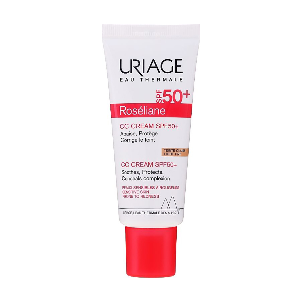 

СС-крем для обличчя Uriage Roseliane CC Cream Cream SPF 50+ проти почервонінь, 40 мл