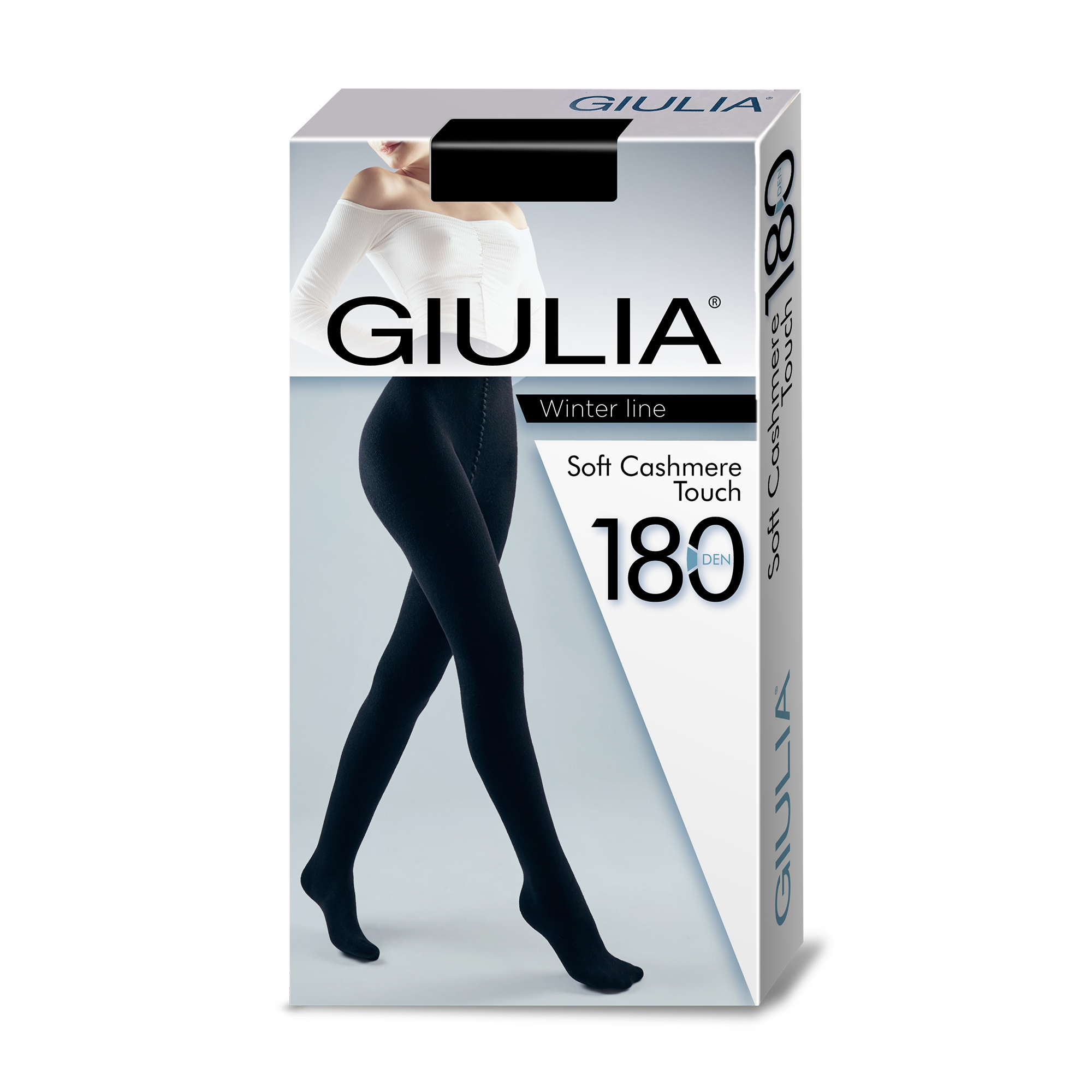 

Уцінка! Колготки жіночі Giulia Soft Cashmere Touch теплі, 180 DEN, Nero, розмір 5