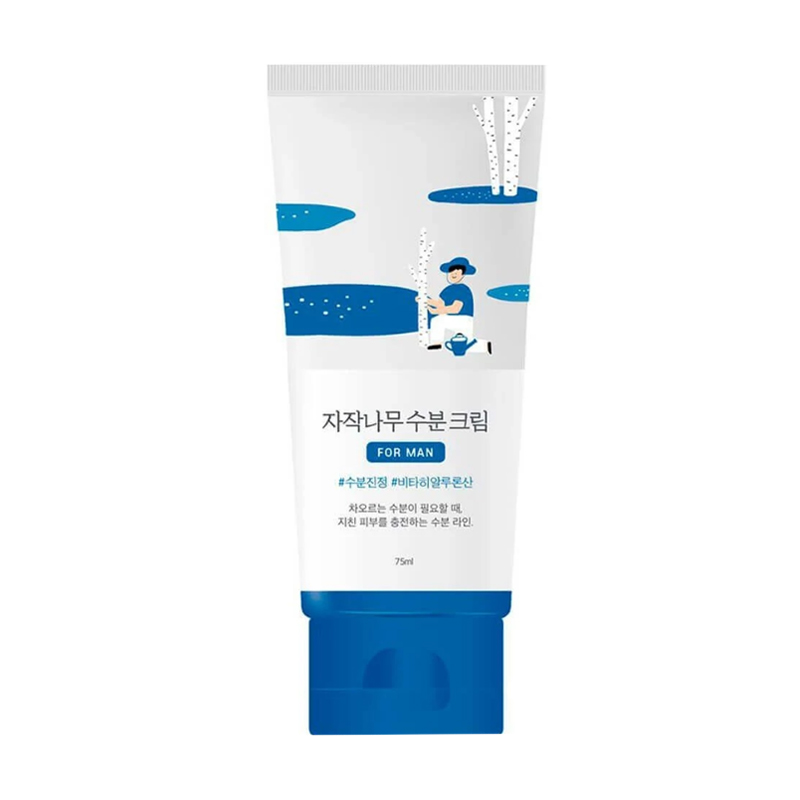 

Уцінка! Чоловічий зволожувальний крем для обличчя Round Lab For Men Birch Juice Moisturizing Cream з березовим соком, 75 мл