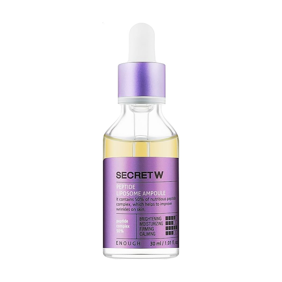 

Уцінка! Сироватка для обличчя Enough Secret With Peptide Liposome Ampoule з пептидним комплексом, 30 мл