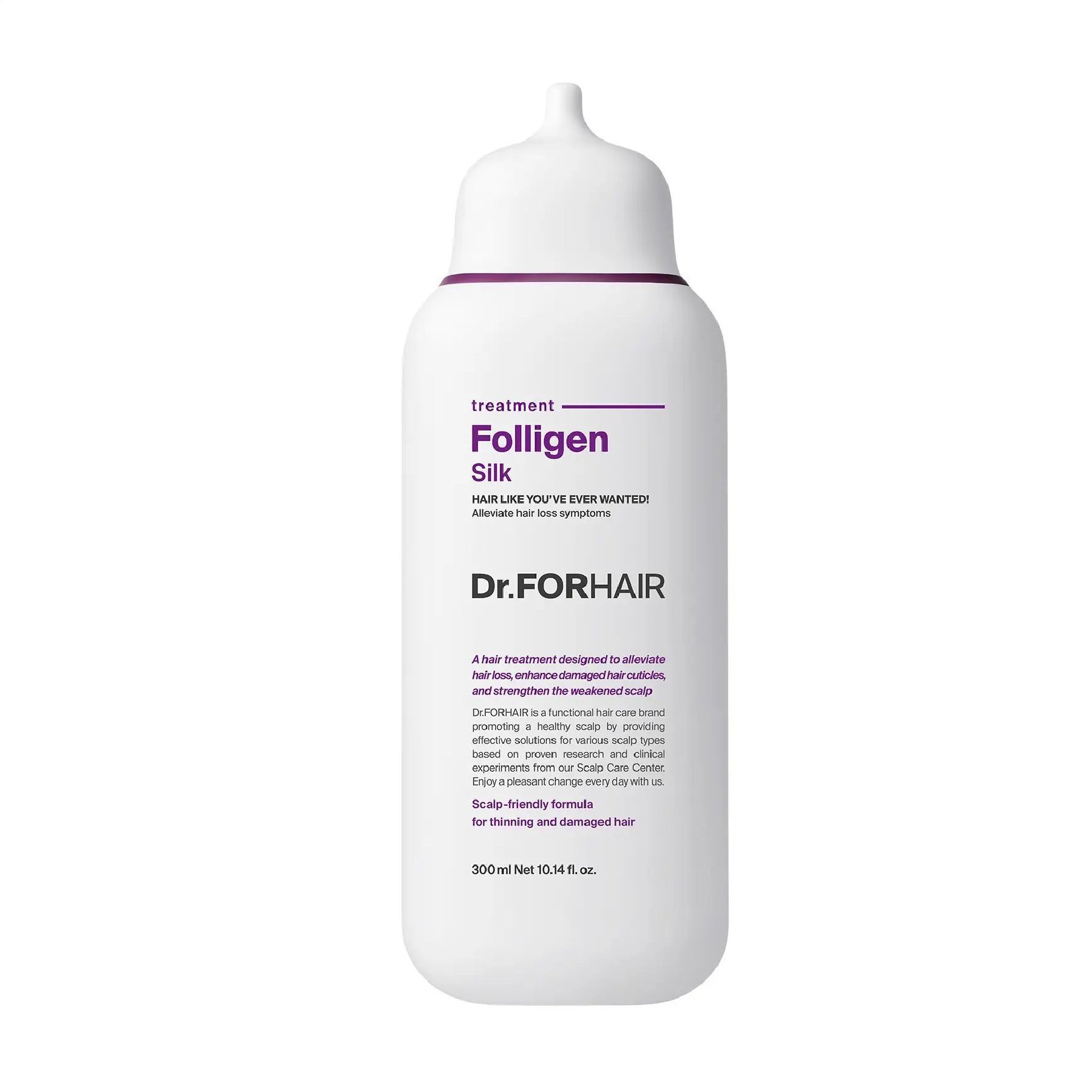 

Уцінка! Відновлювальна маска-кондиціонер Dr.FORHAIR Folligen Silk Treatment для пошкодженого волосся, 300 мл