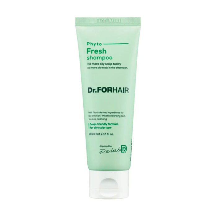 

Міцелярний шампунь Dr.FORHAIR Phyto Fresh Shampoo для жирної шкіри голови, 70 мл