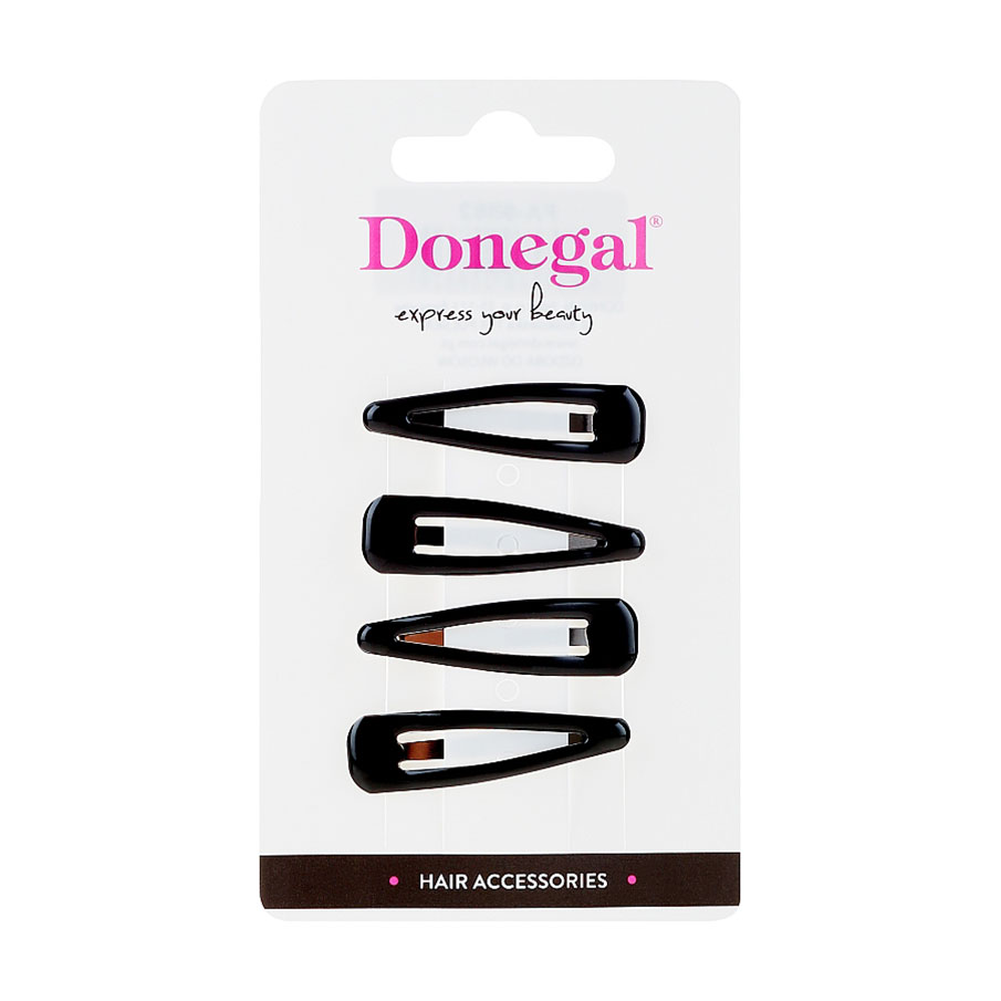 

Заколки для волосся Donegal чорні, 5 см, 4 шт (FA9862)