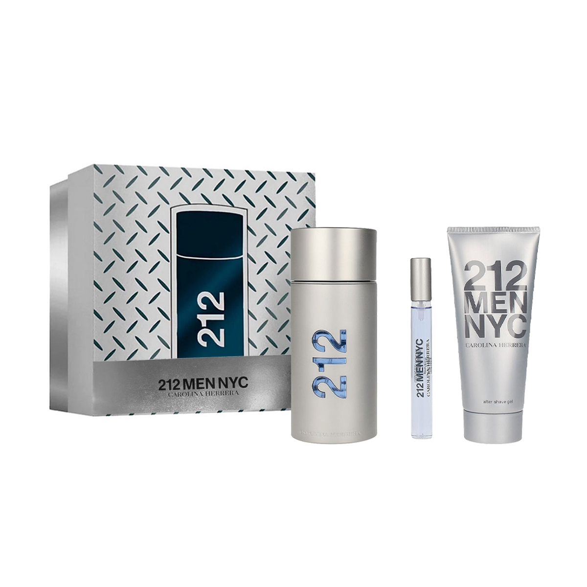 

Парфумований набір чоловічий Carolina Herrera 212 Men (туалетна вода, 100 мл + гель після гоління, 100 мл + туалетна вода, 10 мл)