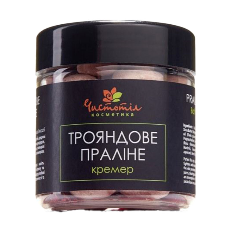 

Уцінка! Кремер для ванни Chystotil Bath Creamers Трояндове праліне, 110 г