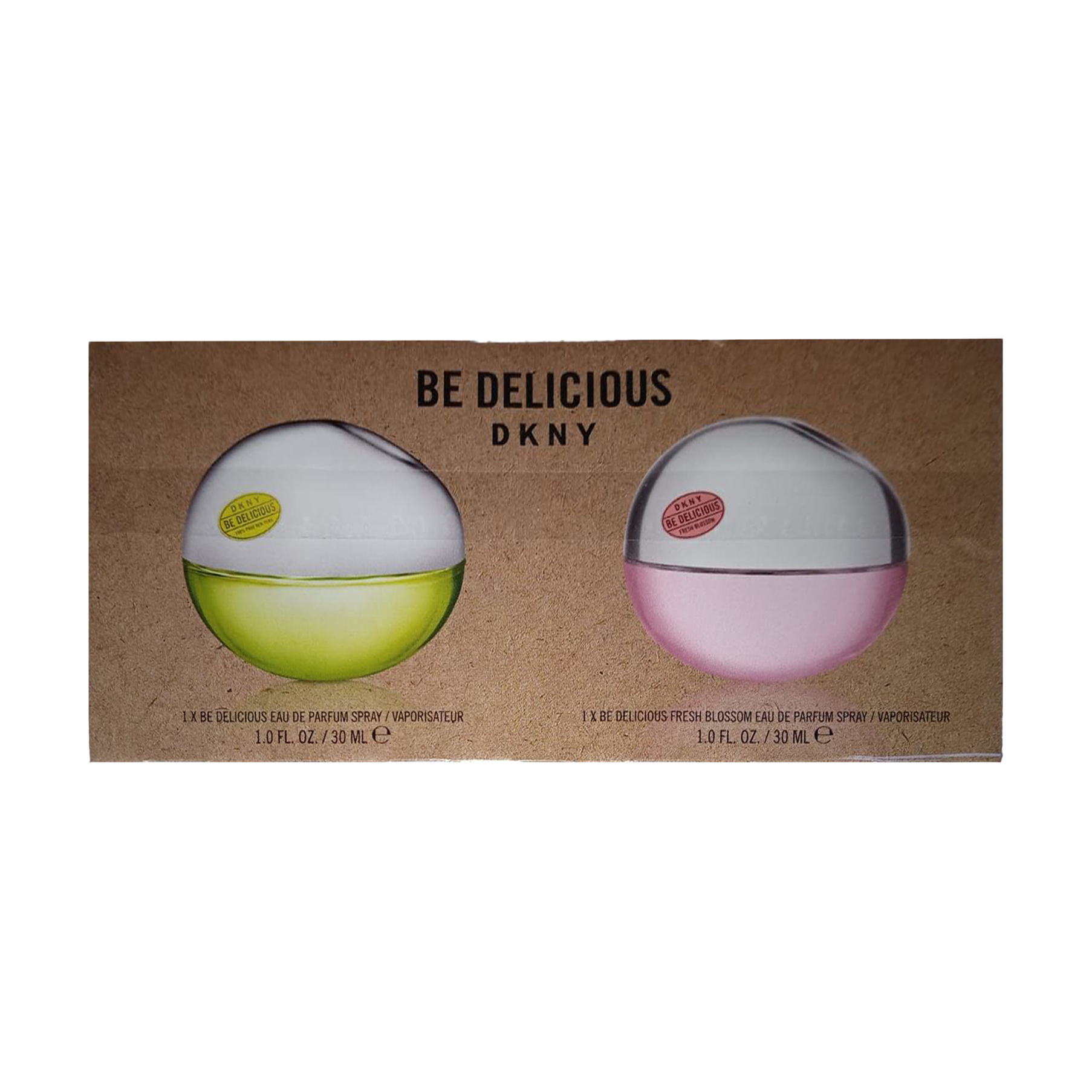 

Парфумований набір жіночий Donna Karan DKNY (парфумована вода Be Delicious, 30 мл + парфумована вода Be Delicious Fresh Blossom, 30 мл)