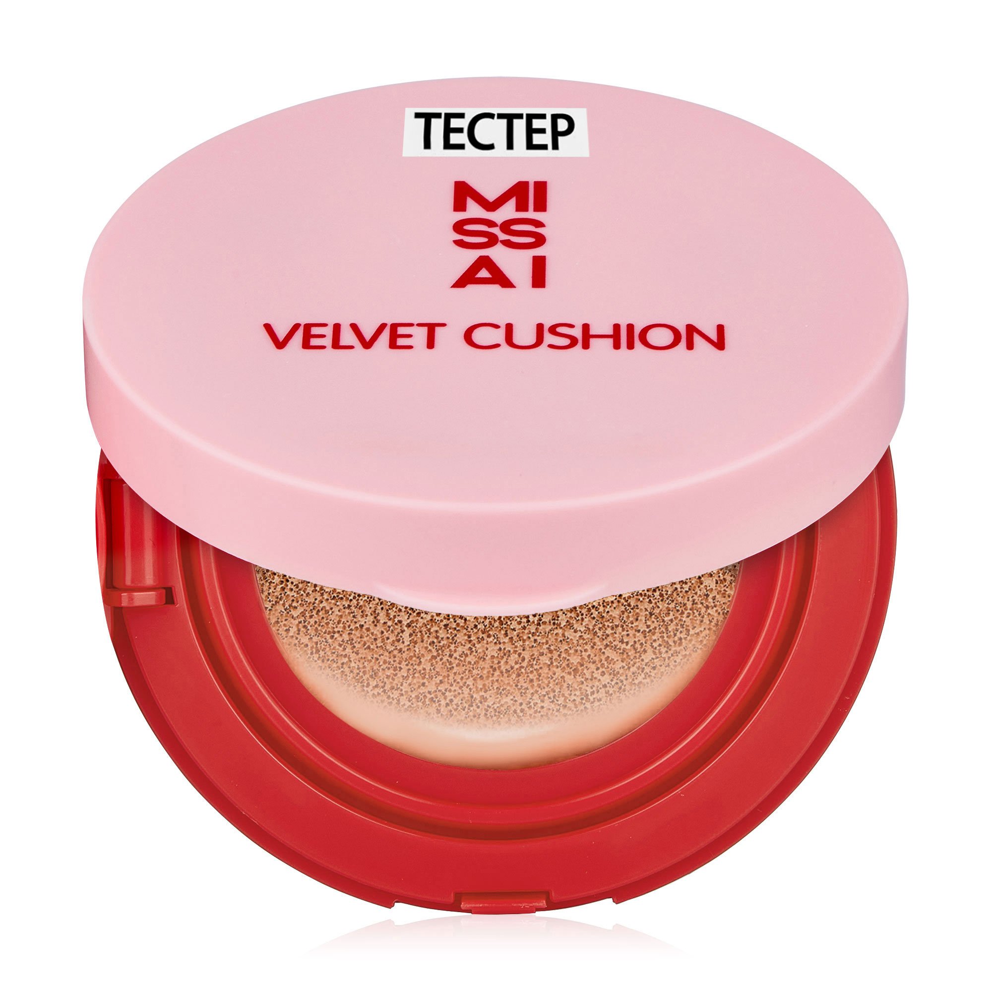 

Тональний кушон для обличчя Missai Velvet Сushion SPF 50+ PA ++++, тон 02, 13 г (тестер)