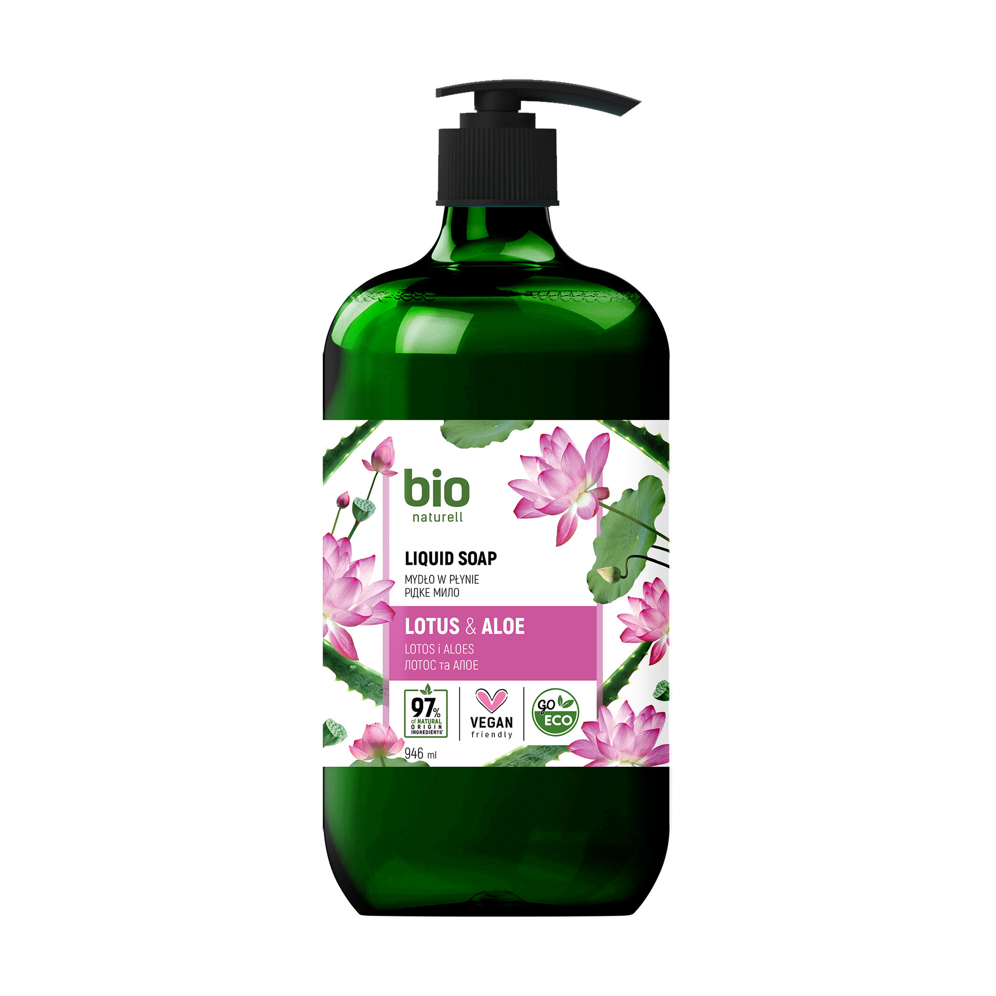 

Уцінка! Рідке мило Bio Naturell Лотос та алое, 946 мл