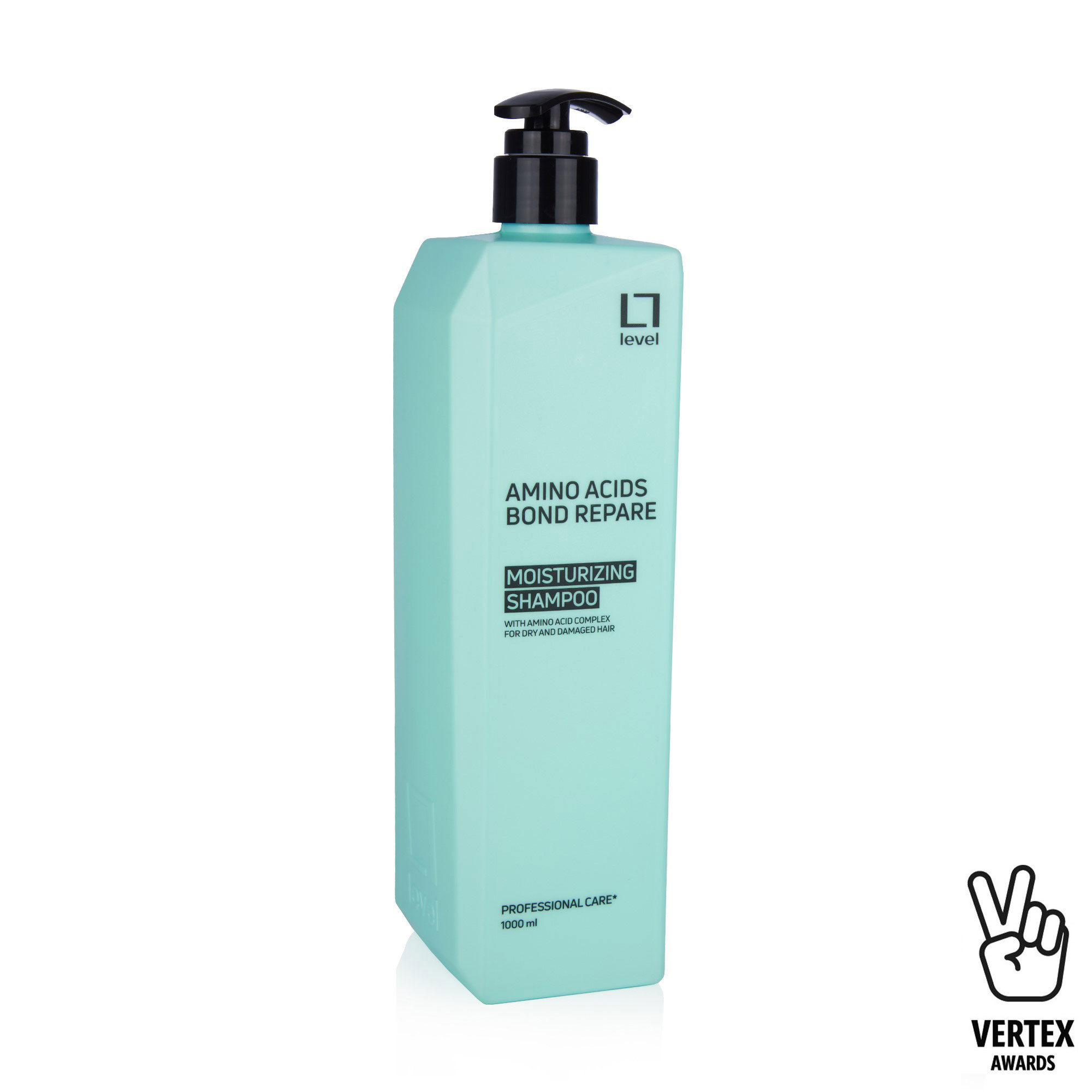 

Уцінка! Зволожувальний шампунь Level для відновлення амінокислотних зв'язків, 1 л