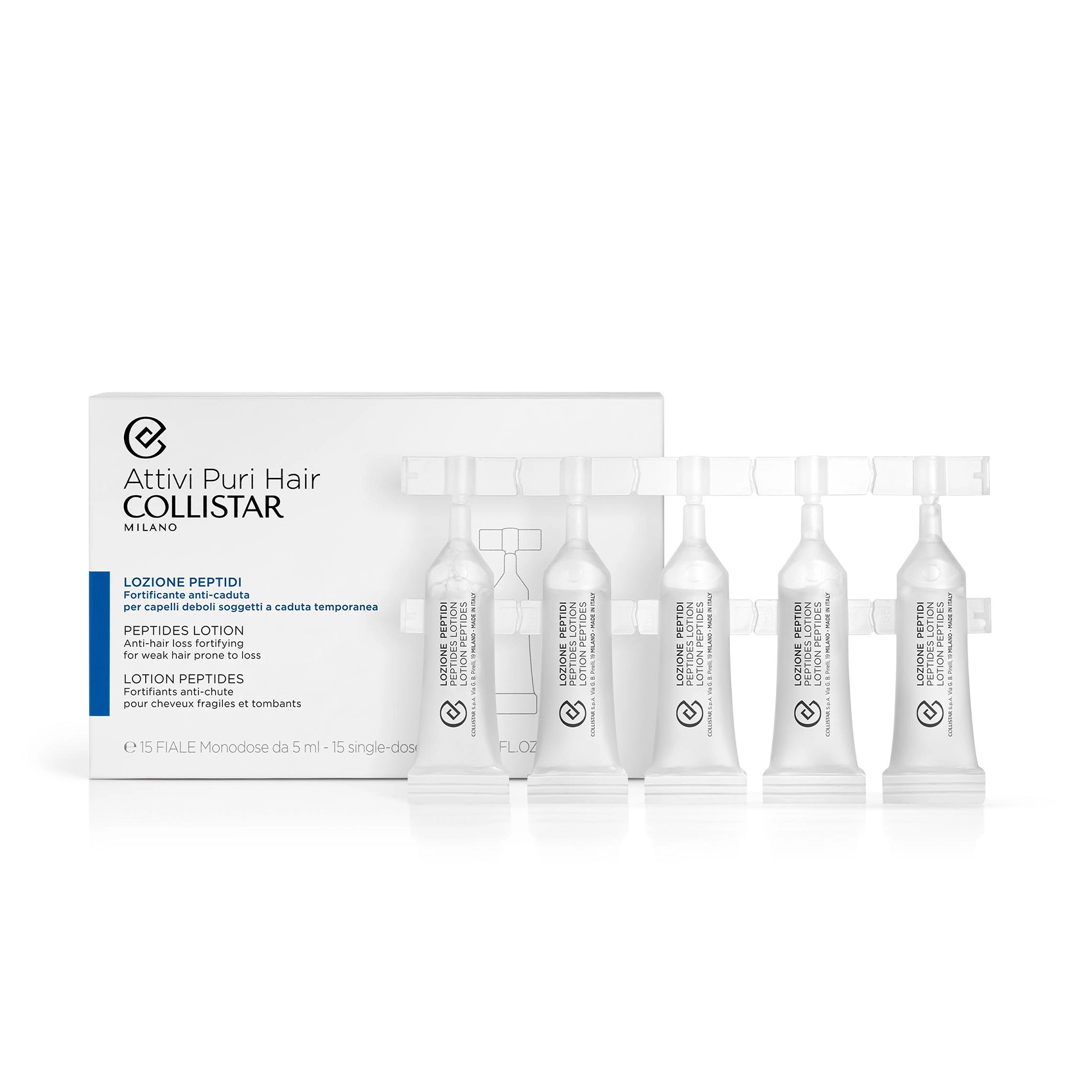 

Уцінка! Лосьйон для волосся Collistar Peptide Lotion, 15*5 мл