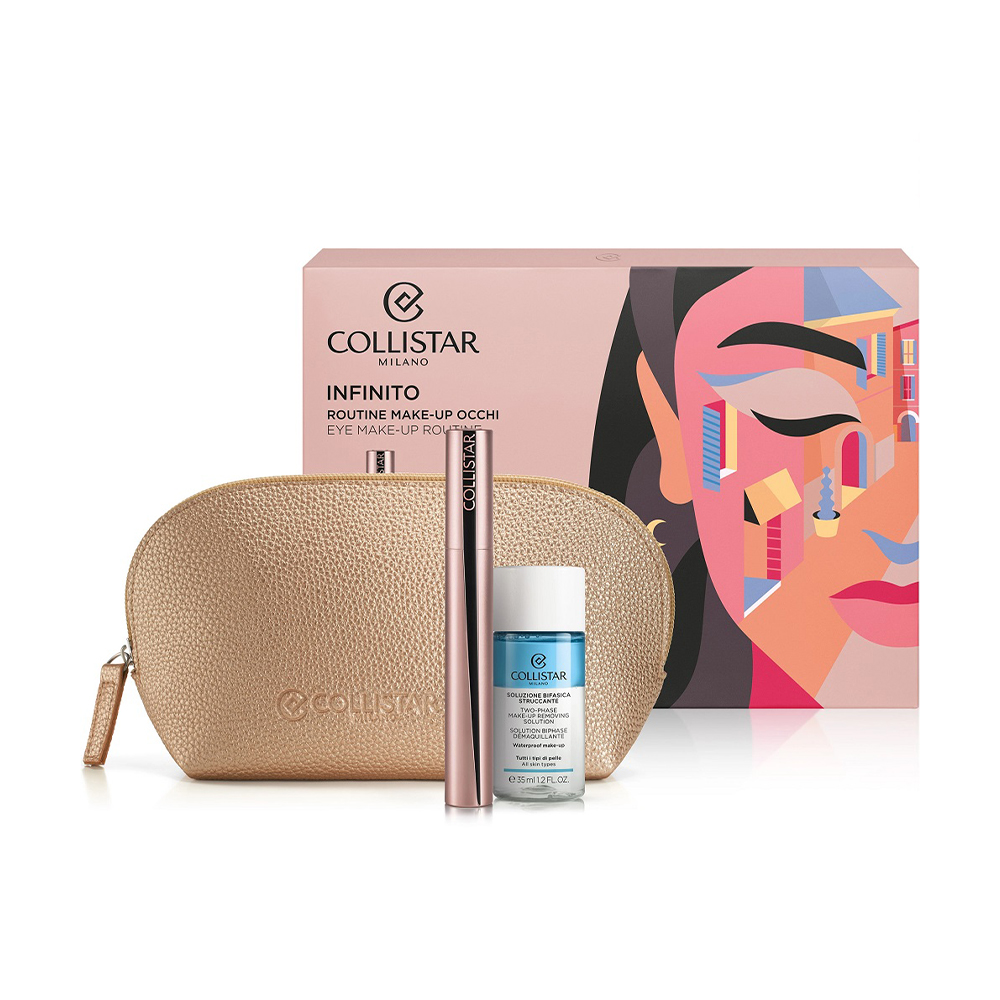 

Набір Collistar Infinito Set (туш для вій, 11 мл + двуфазний засіб для зняття макіяжу, 35 мл + косметичка)
