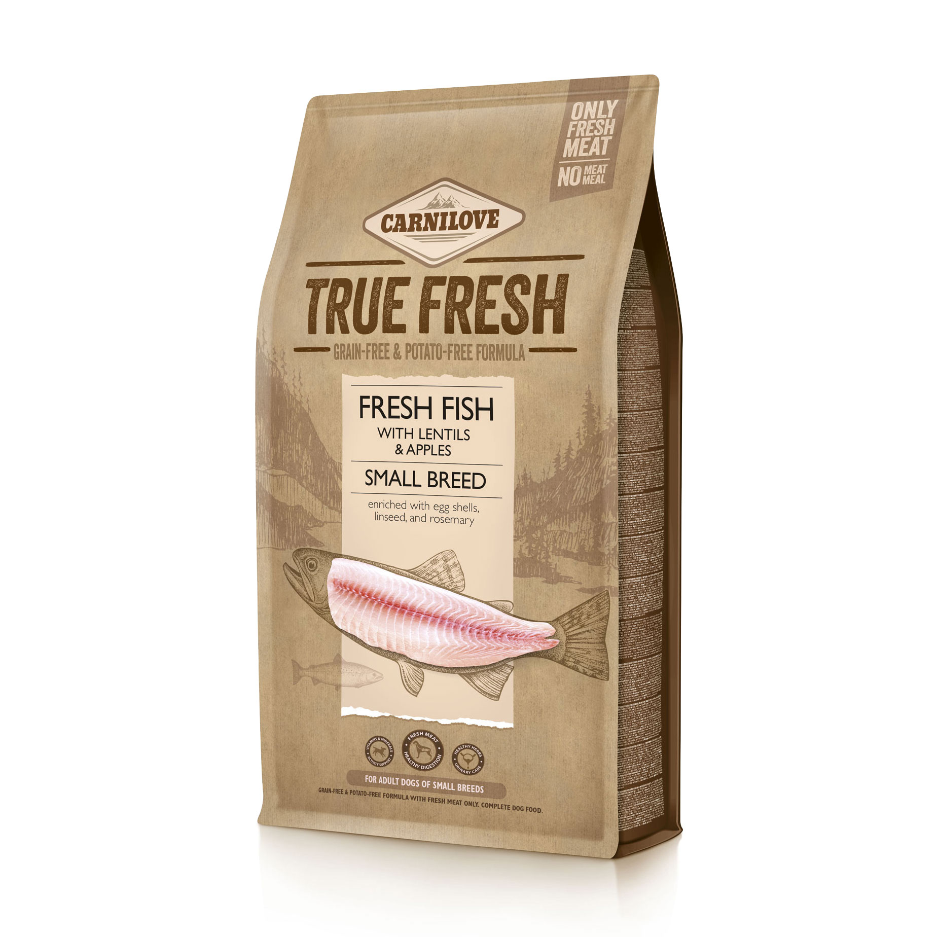 

Сухий корм для собак малих порід Carnilove True Fresh Fish з рибою, 1.4 кг