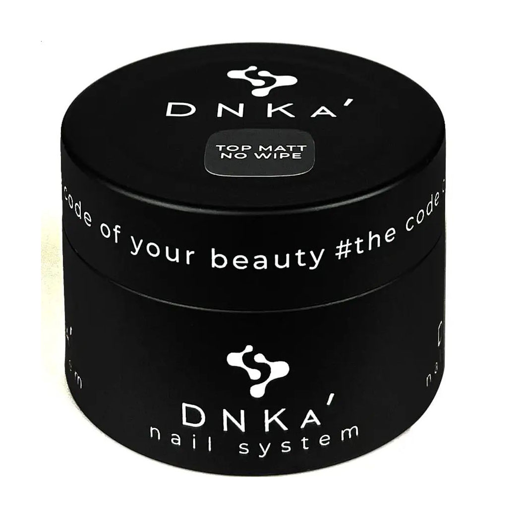 

Уцінка! Матовий топ для гель-лаку DNKa' Top Matt No Wipe без липкого шару, 30 мл