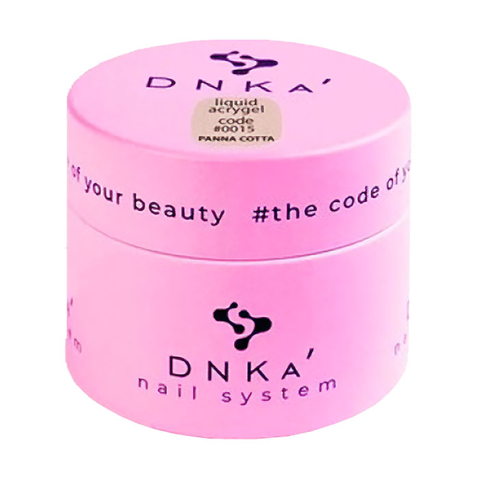 

Рідкий акрил-гель для нігтів DNKa' Liquid Acrygel 0015 Panna Cotta, 15 мл