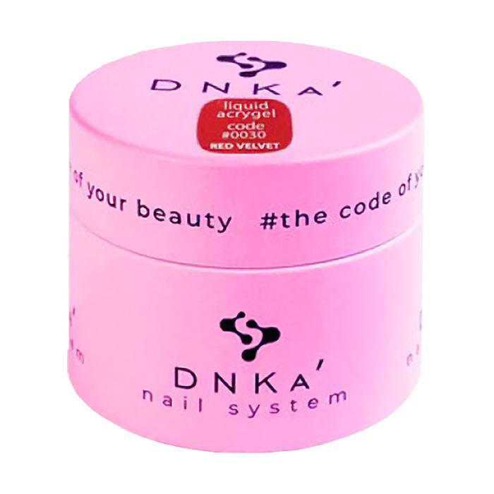 

Рідкий акрил-гель для нігтів DNKa' Liquid Acrygel 0030 Red Velvet, 15 мл