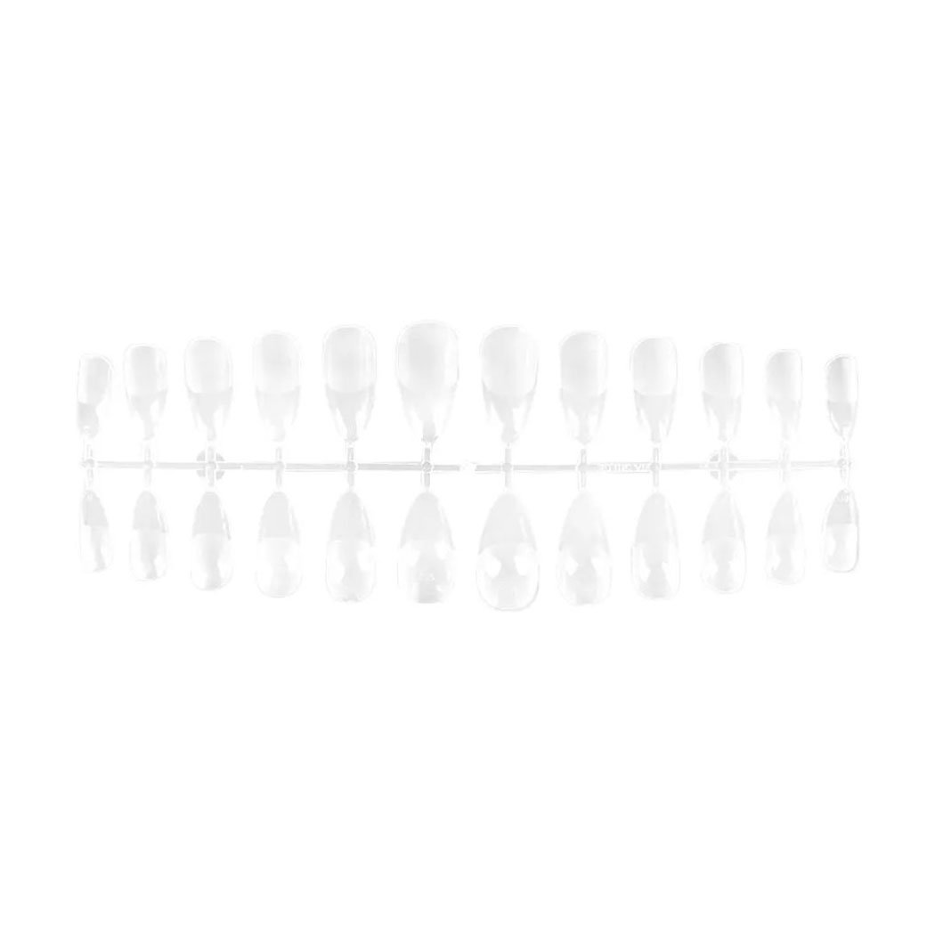 

Гелеві типси для нарощування нігтів DNKa' Professional Nail Gel Tips Almond мигдаль, розмір 24, 240 шт