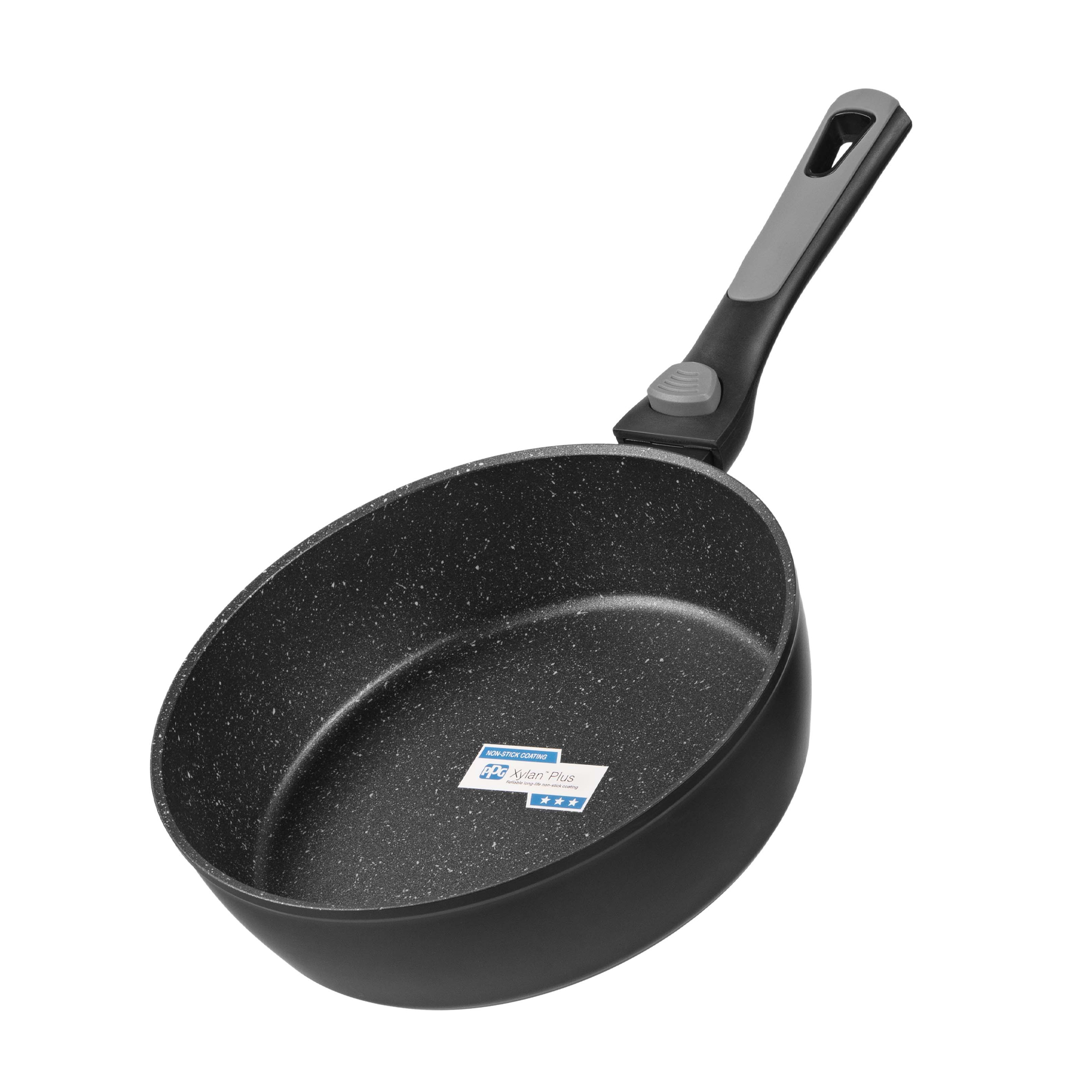 

Сковорода глибока Ardesto Gemini Bari зі знімною ручкою, чорна, 24 см (AR1224B)