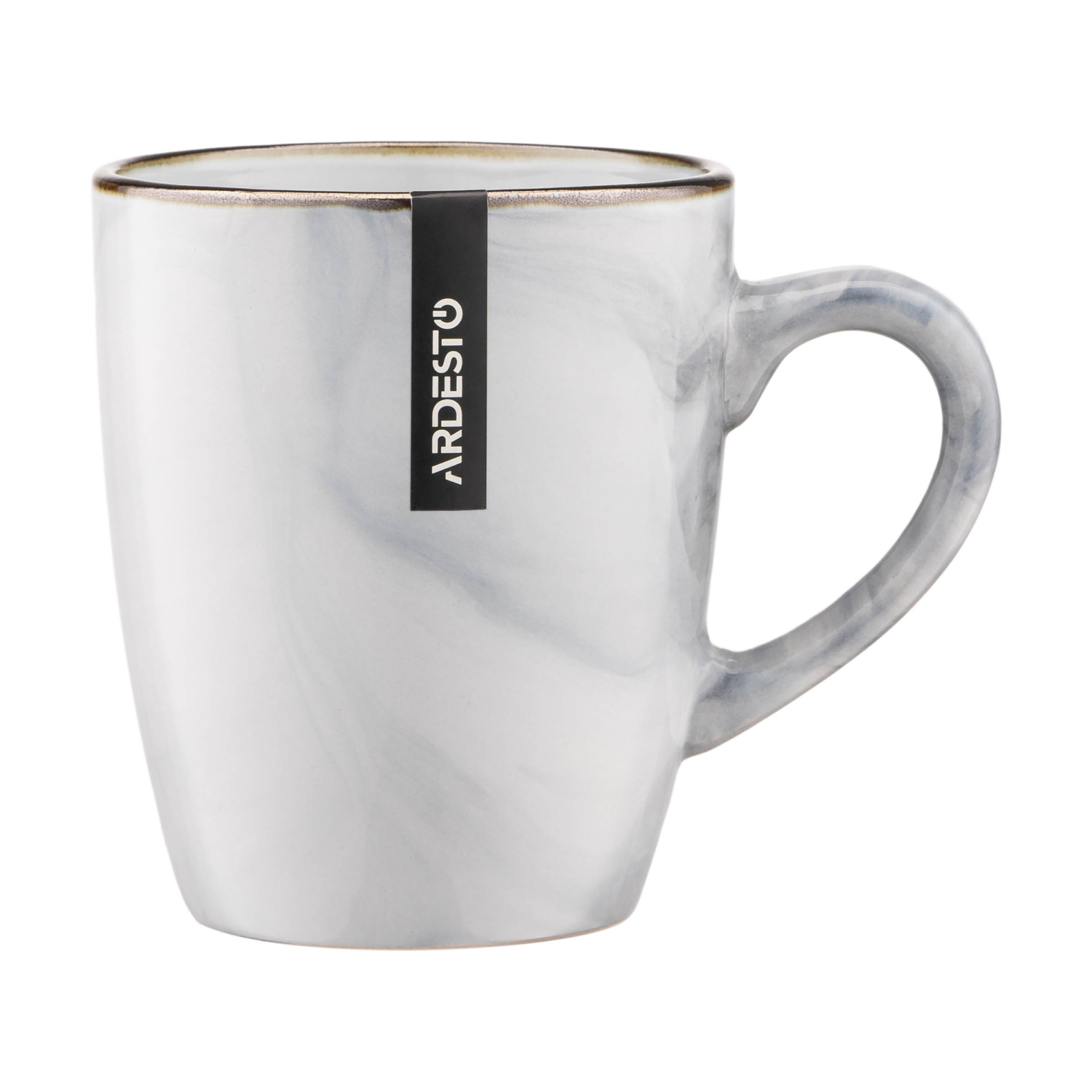 

Чашка Ardesto Marmo біла, 390 мл (AR2939MRW)