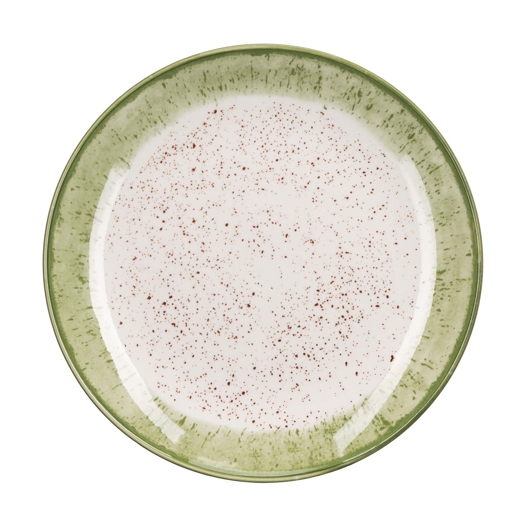 

Тарілка десертна Ardesto Siena біло-зелена, 19 см (AR2919SWG)