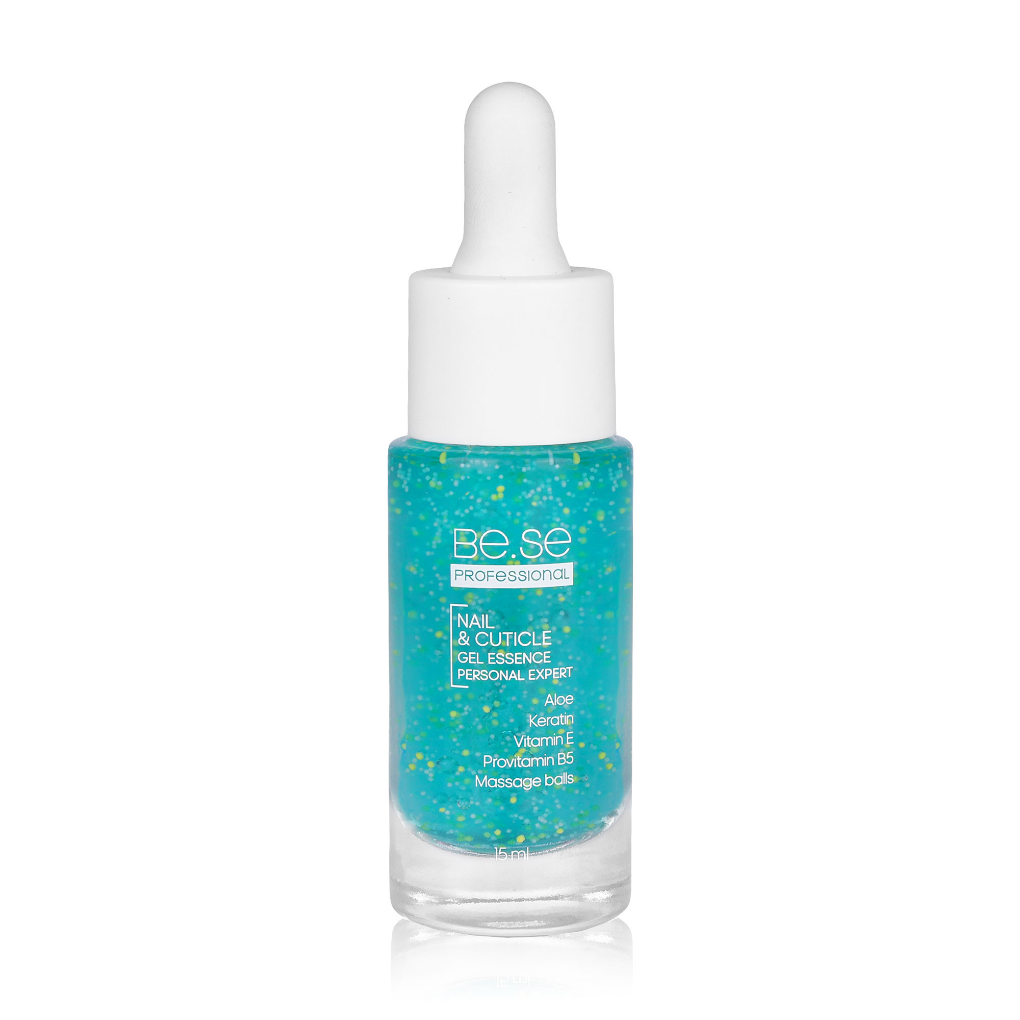 

Гелева сироватка для кутикули з масажними кульками Be.Se Professional Cuticle Gel Essence, 15 мл