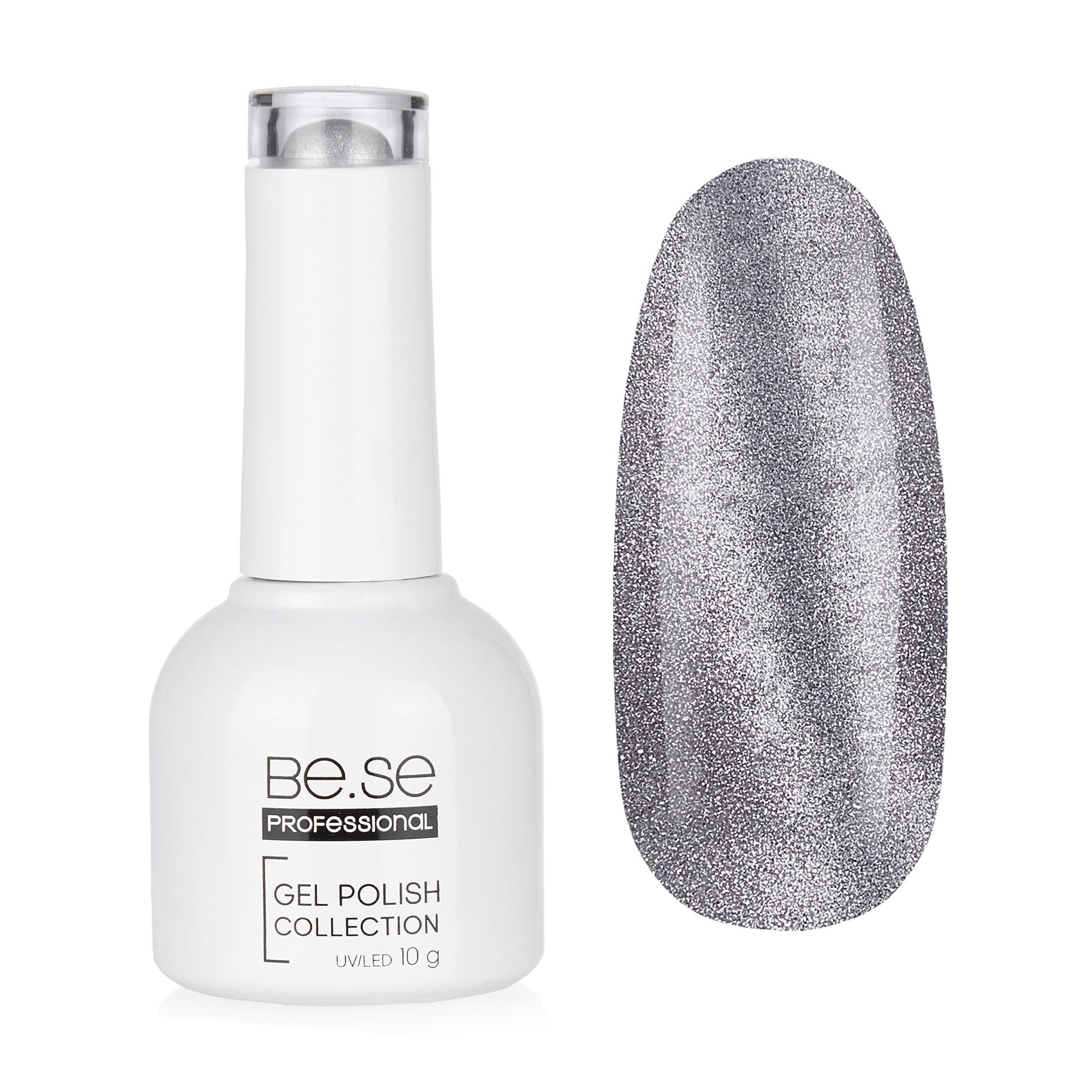 

Уцінка! Гель-лак для нігтів Be.Se Professional Gel Polish Collection Cat's Eye 60, 10 г