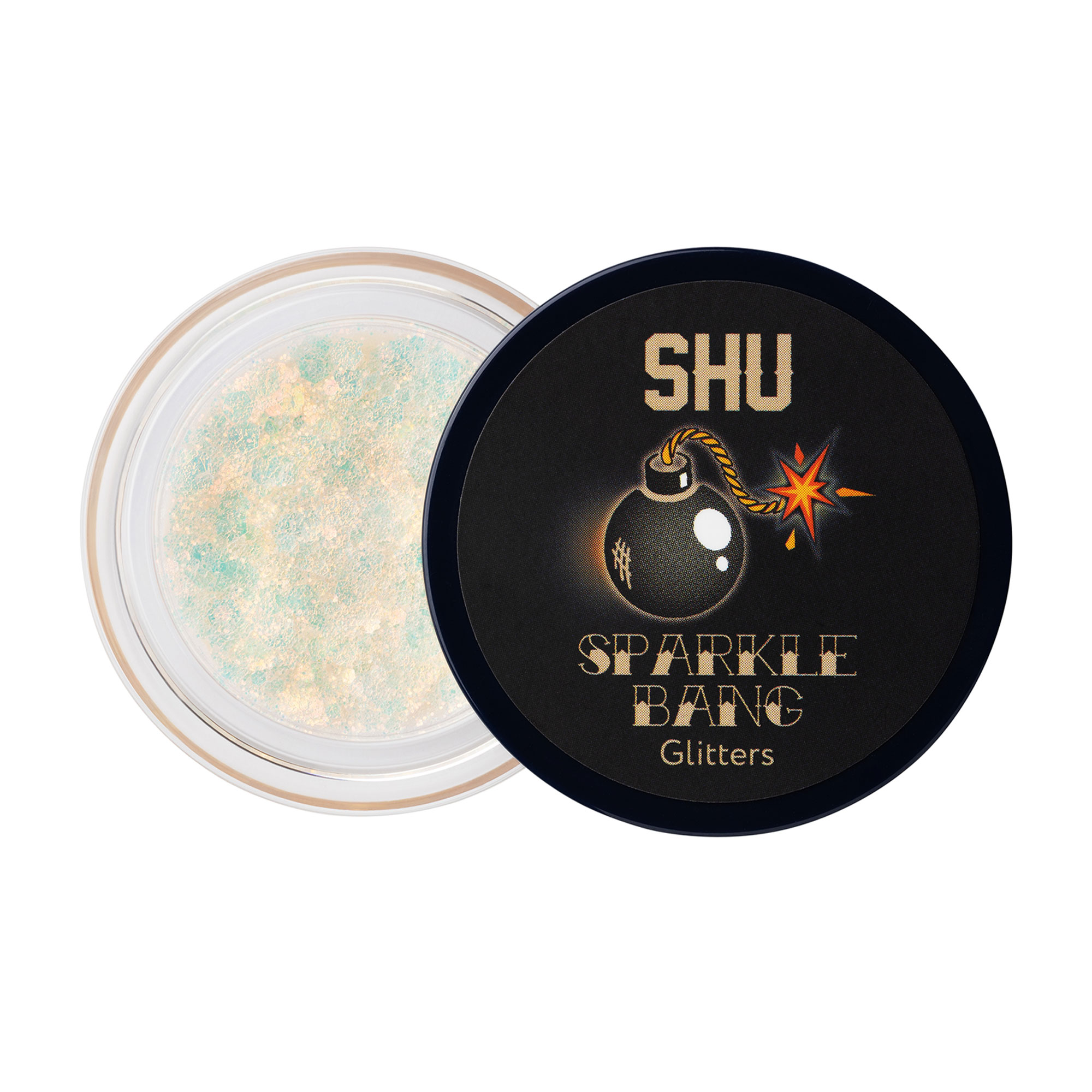 

Глітер для волосся, обличчя та тіла SHU Sparkle Bang Glitters 132 Duochrome Gold, 3 г