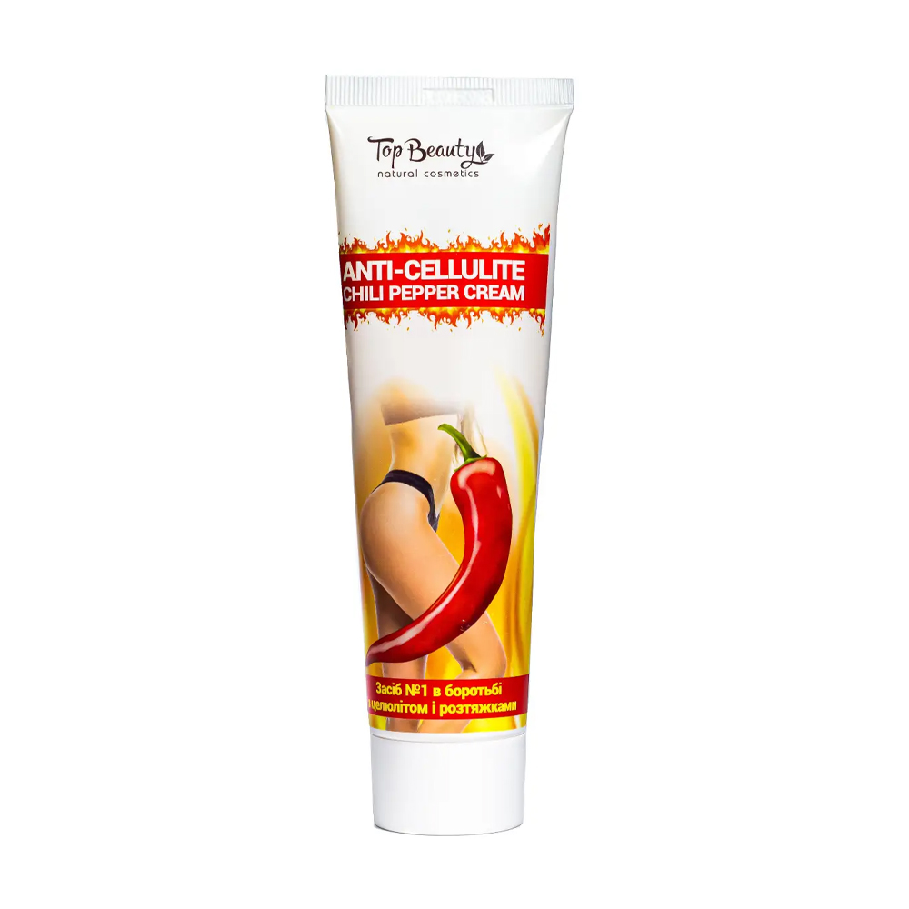 

Антицелюлітний ліфтинг-крем для тіла Top Beauty Anti-Cellulite Chili Pepper Cream з перцем чилі, 100 мл