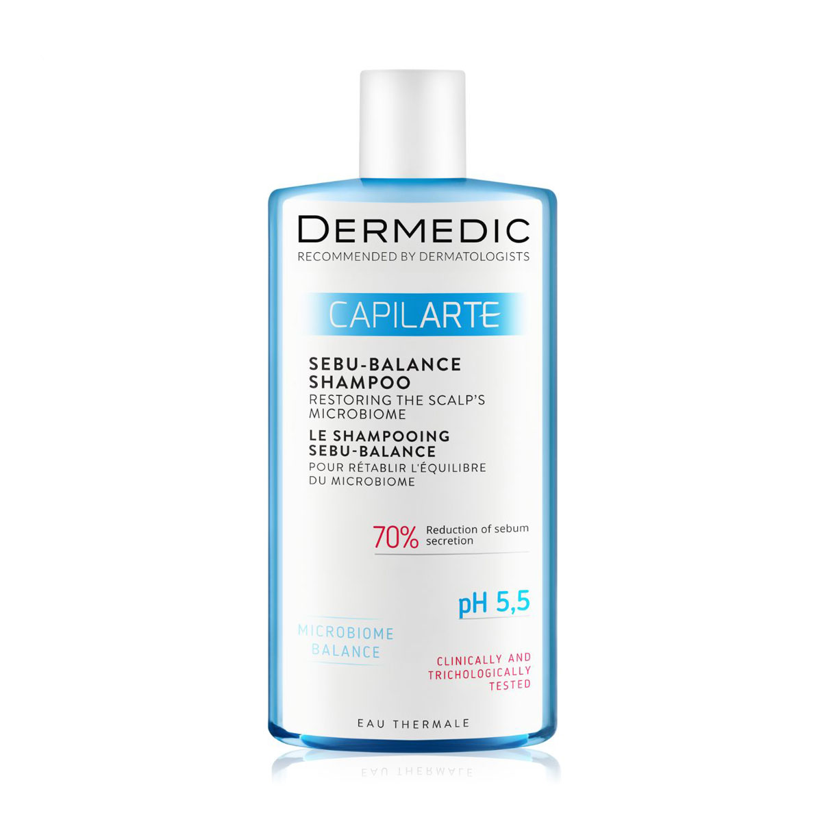 

Шампунь для волосся Dermedic Capilarte Sebu-Balance Shampoo Відновлення мікробіому шкіри голови, 300 мл