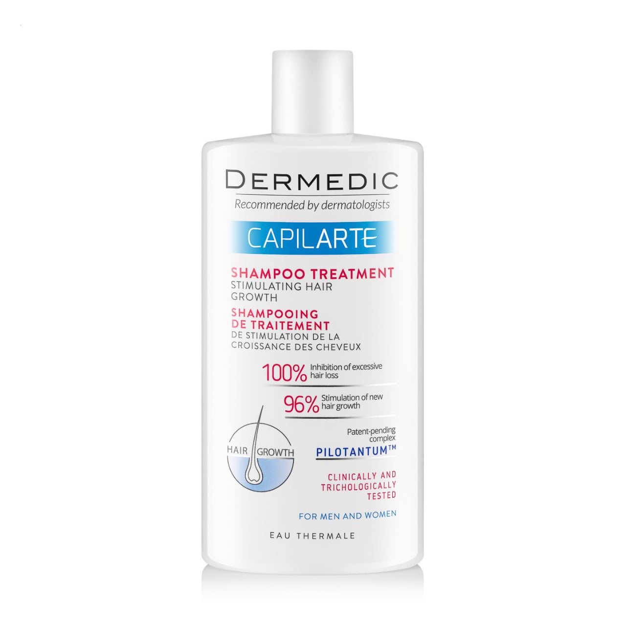 

Шампунь Dermedic Capilarte Shampoo Treatment для стимулювання та поновлення росту волосся, 300 мл