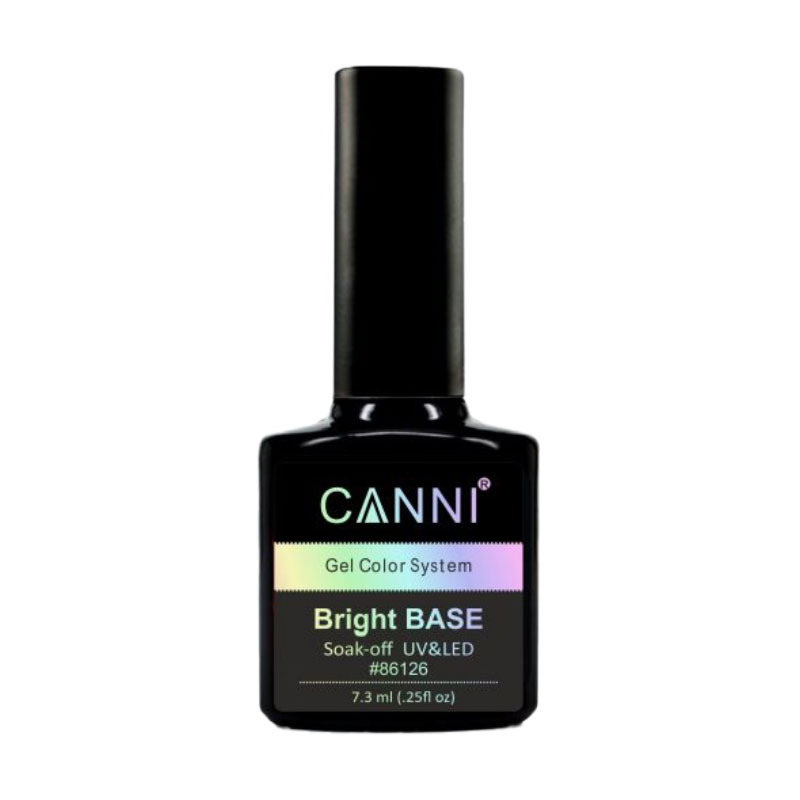

Уцінка! База для гель-лаку Canni Gel Color System Bright Base Soak-off UV&LED Marshmallow 13 Чорний, 7.3 мл