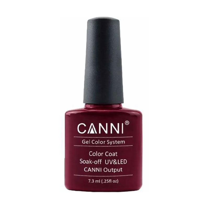

Гель-лак для нігтів Canni Color Coat Gel 028 Бордовий, 15 мл