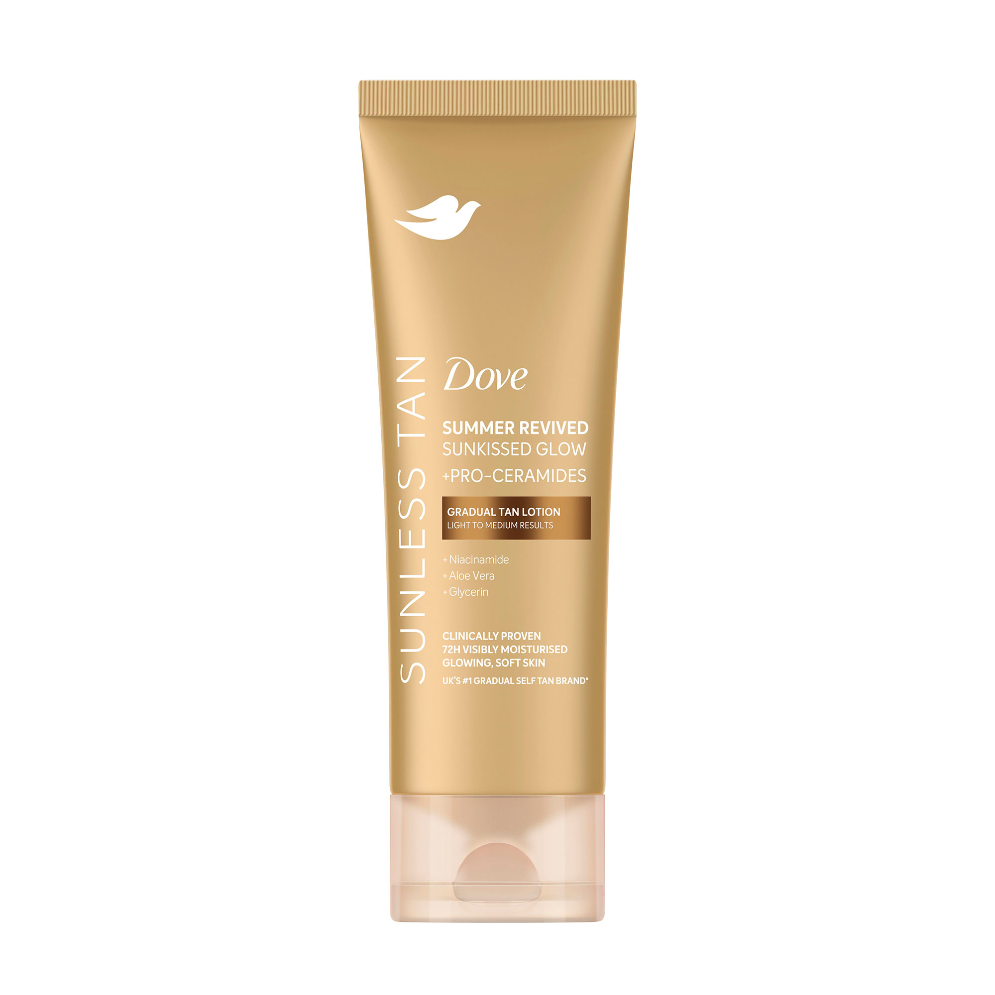Лосьйон-автозасмага для тіла Dove Summer Revived Self-Tanning Body Lotion Fair to Medium, від світлого до середнього, 200 мл