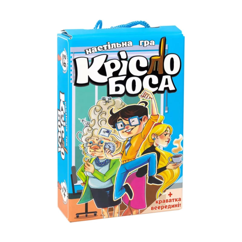 

Настільна гра Strateg Крісло боса, розважальна, українською мовою, 18.5*12*4.5 см, від 7 років (30387)
