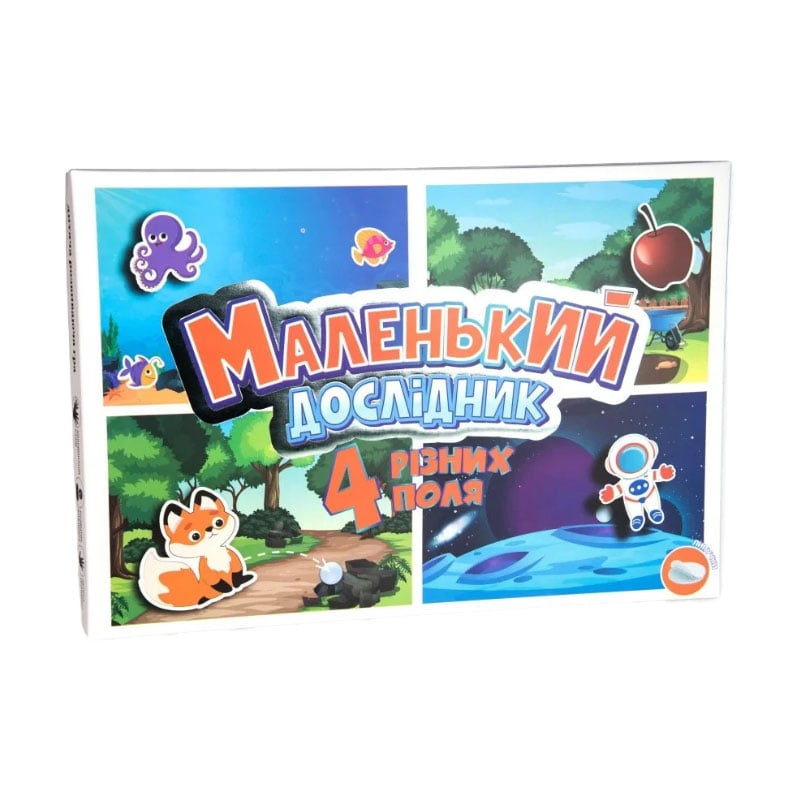 

Настільна гра Strateg Маленький дослідник, розважальна, українською мовою, від 3 років, 37*25.5*2.5 см (30294)