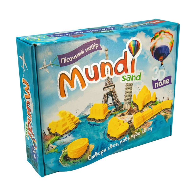 

Набір для творчості Strateg Mundi Sand, 30*23.5*7 см, від 3 років, 10 елементів (39000)